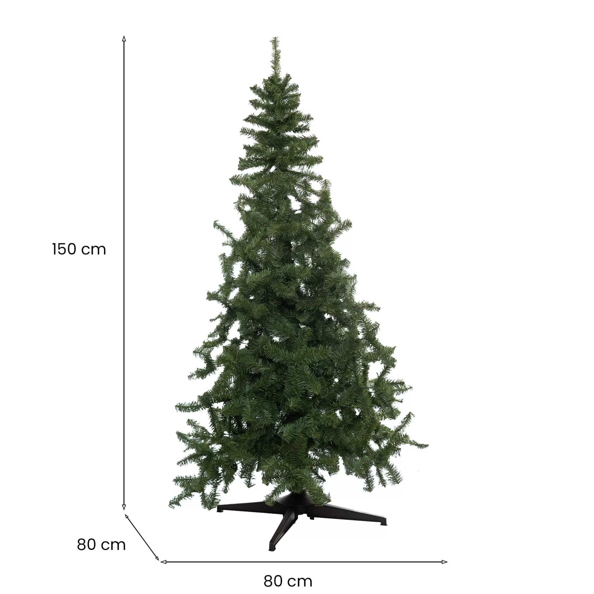 Dmora Alberi 150 Cm<Albero di Natale 150 cm Jingles in PVC , h150 cm