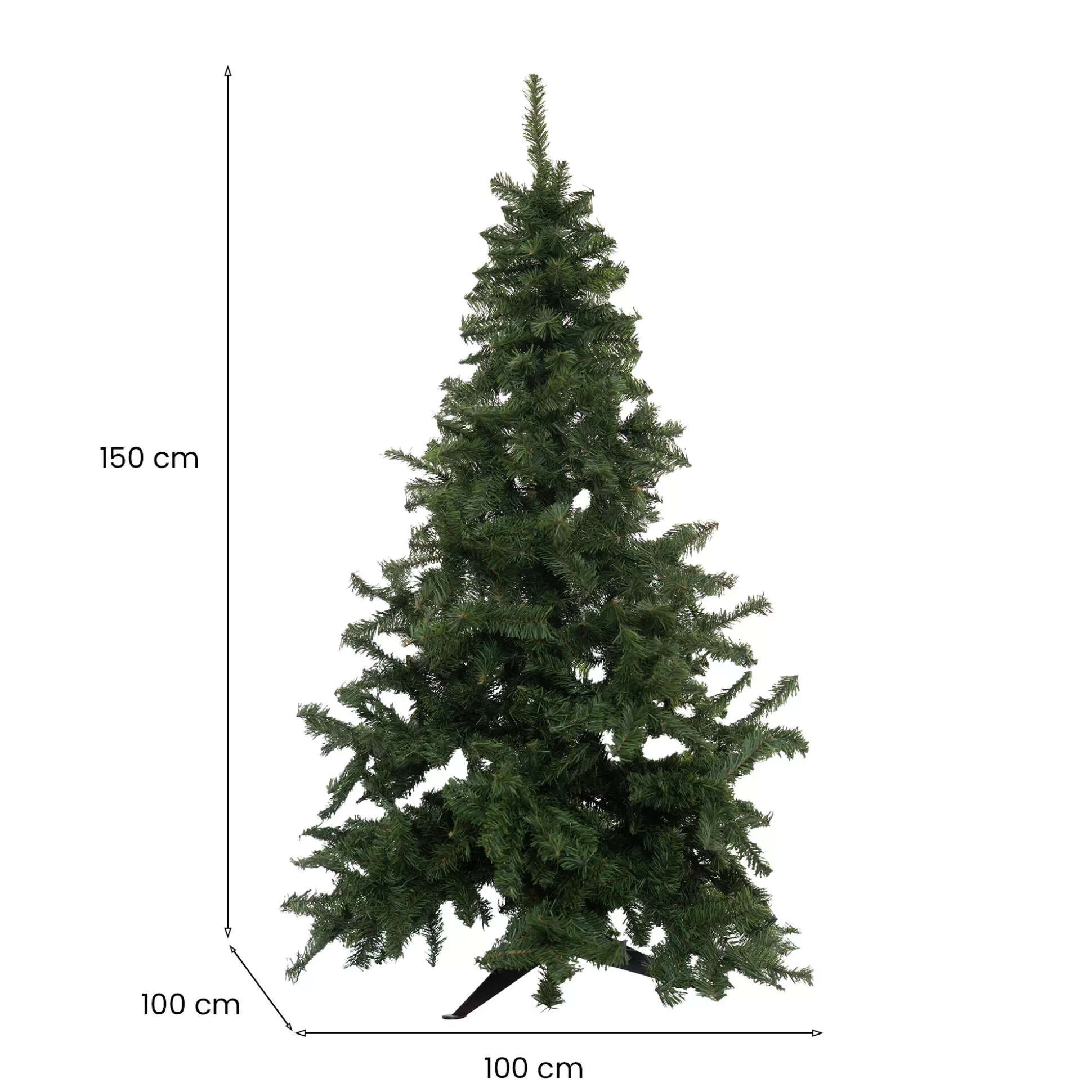 Dmora Alberi 150 Cm<Albero di Natale 150 cm Tinsel in PVC , h150 cm