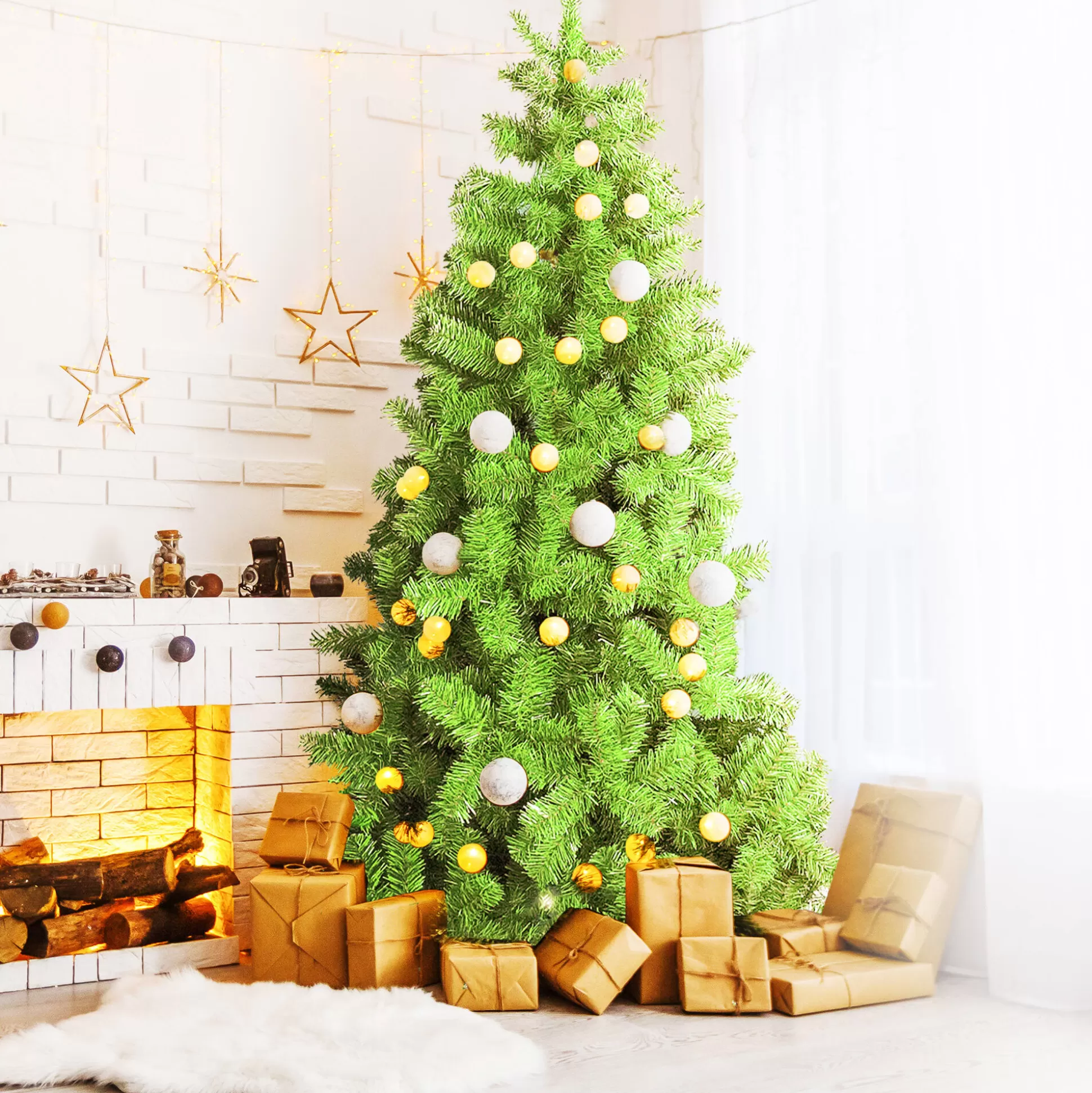 Dmora Alberi 180 Cm<Albero di Natale Santa Claus in PVC , h180 cm