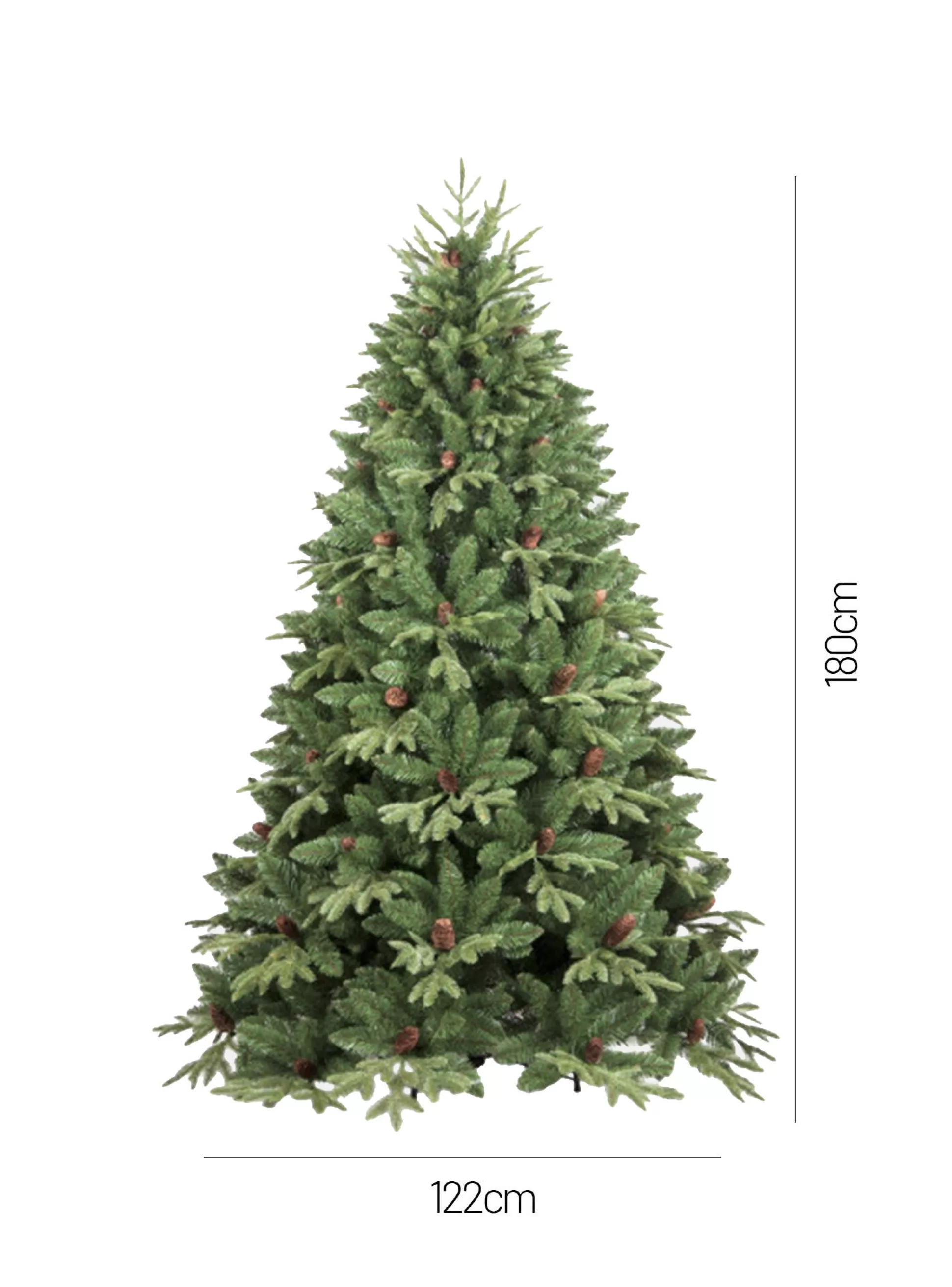 Dmora Alberi 180 Cm<Albero di Natale Silent Night in PVC , h180 cm