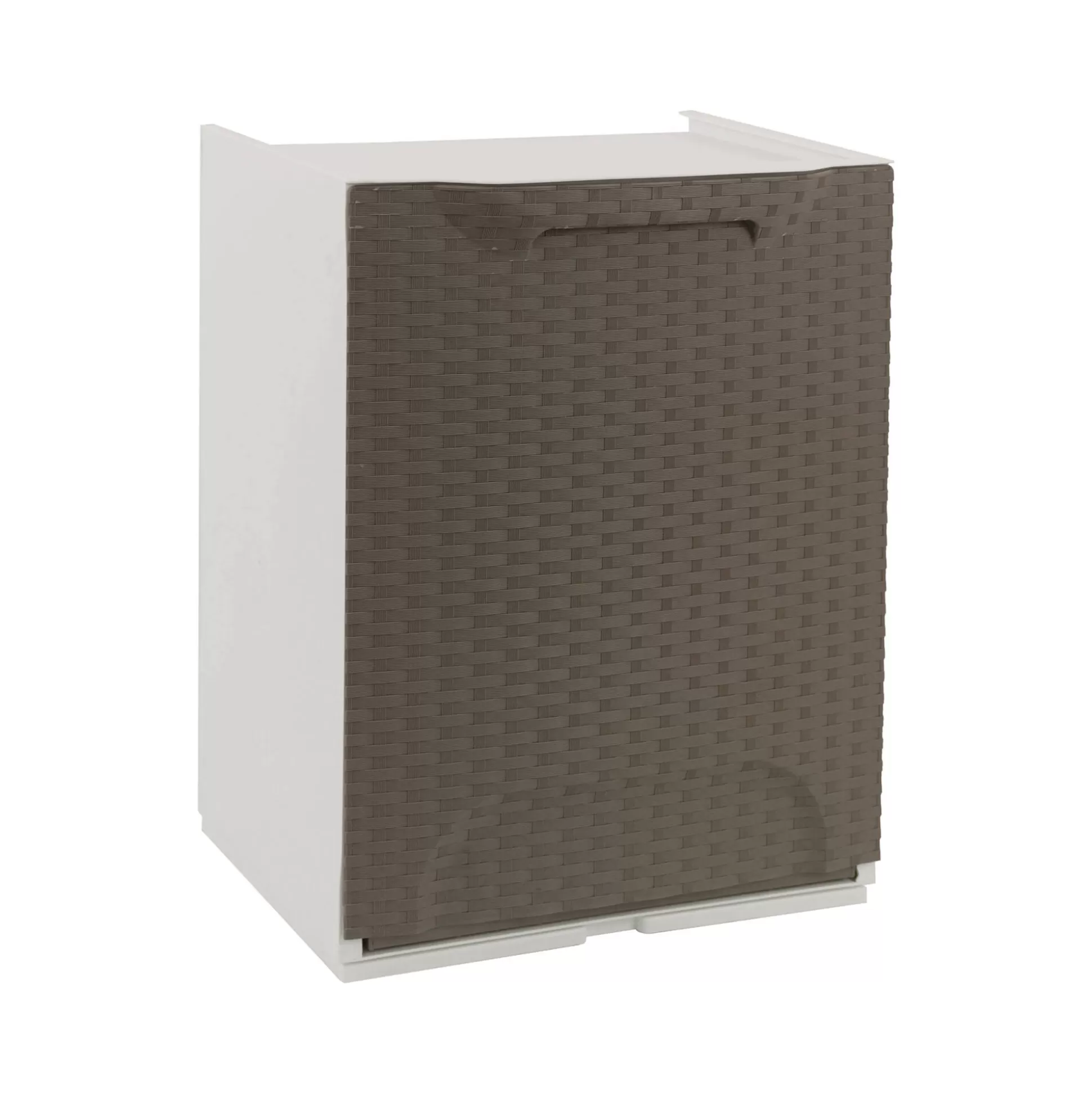 Dmora Armadi Da Esterno<Armadio da esterno Nakri, 34x29h47 cm, Tortora e Bianco