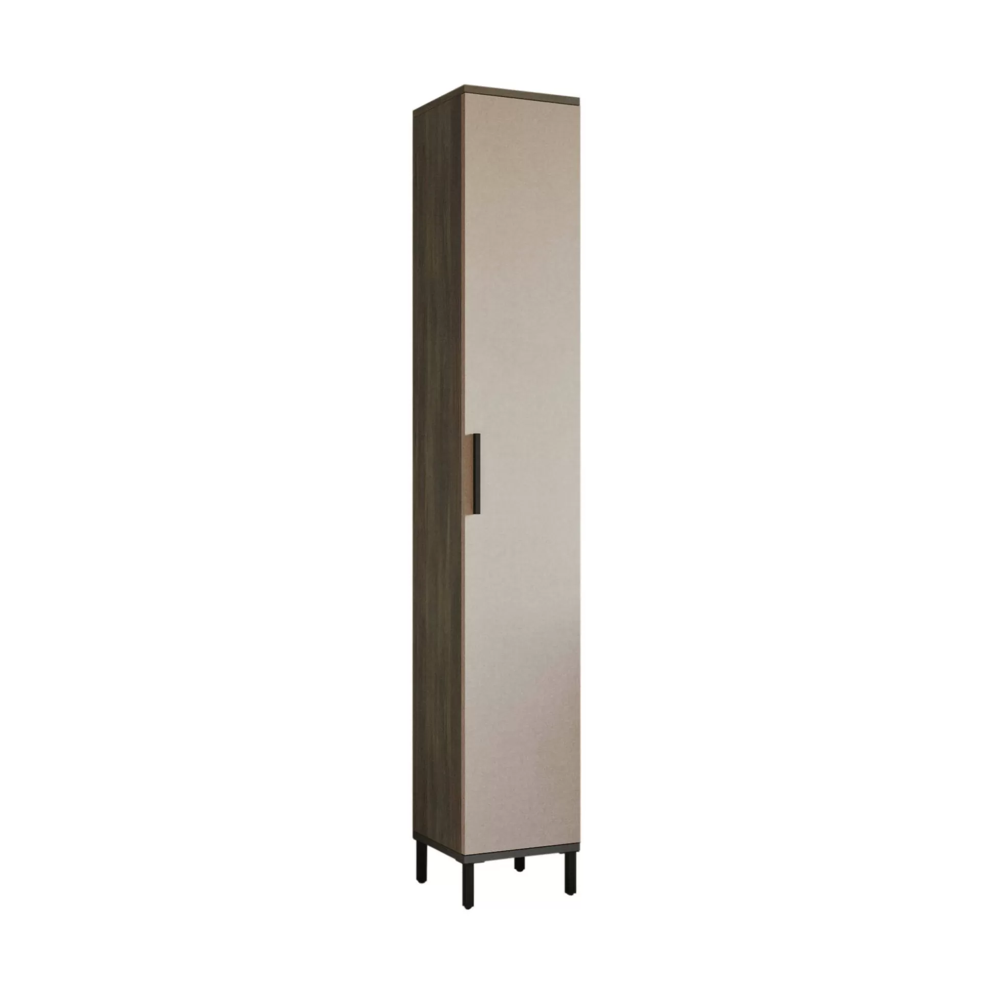 Dmora Armadi Multiuso 1 Anta<Armadio multiuso 1 anta Eusebe, 30x30 h184 cm, Marrone e Antracite
