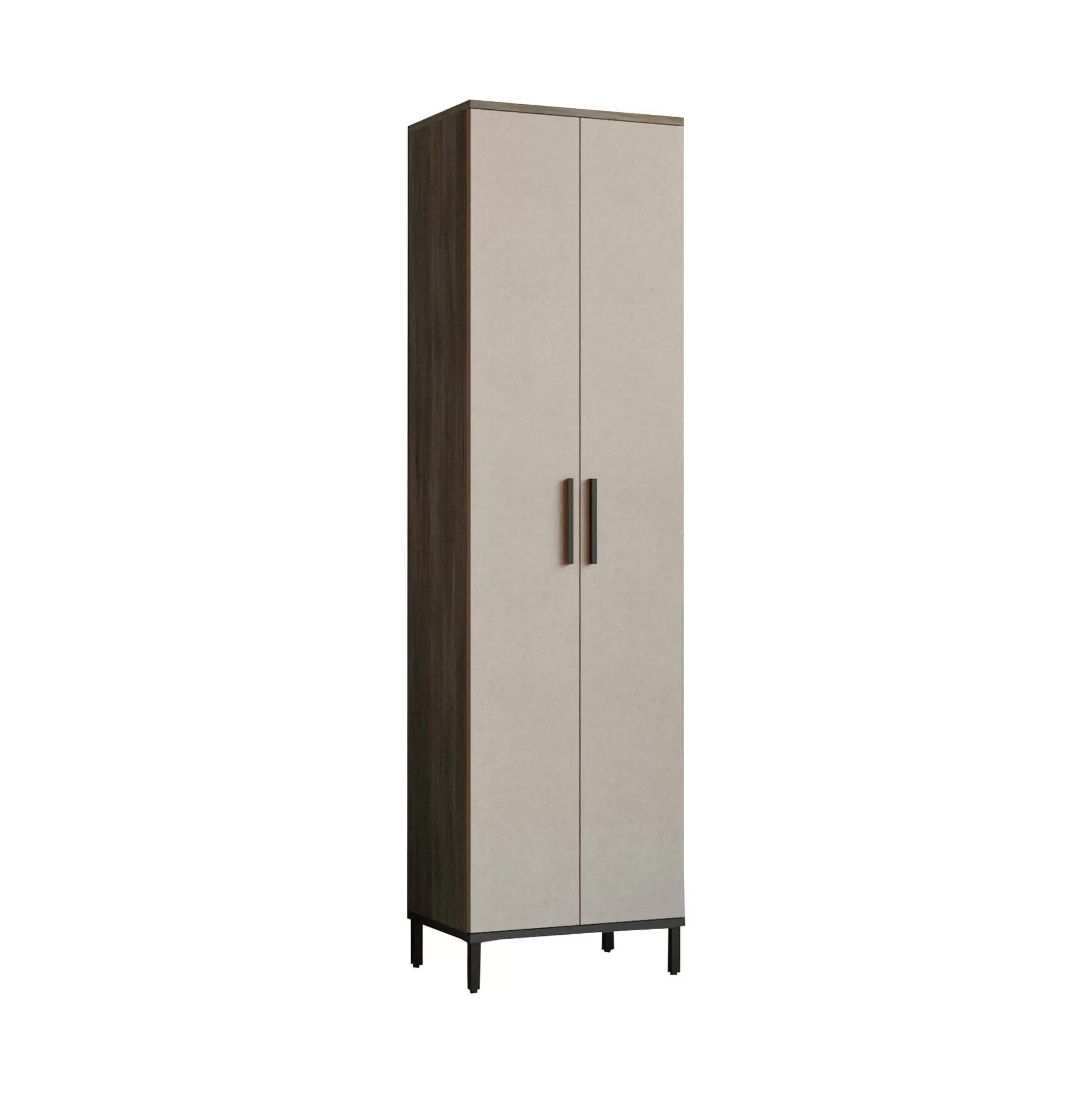 Dmora Armadi Multiuso 2 Ante<Armadio multiuso 2 ante Albizia, 50x36 h184 cm, Marrone e Antracite