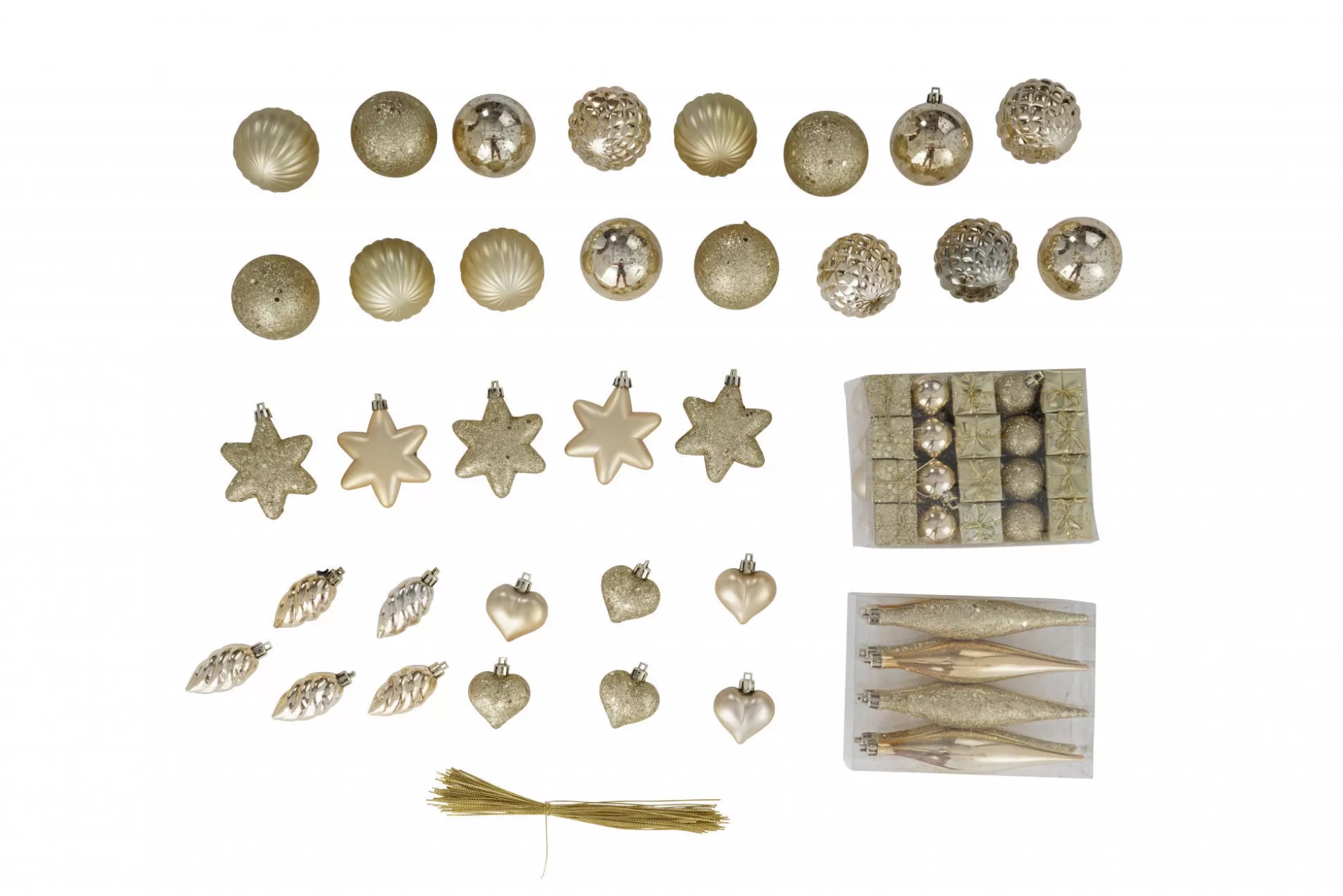 Dmora Decorazioni<Box 80 pezzi decorazioni natalizie, colore
