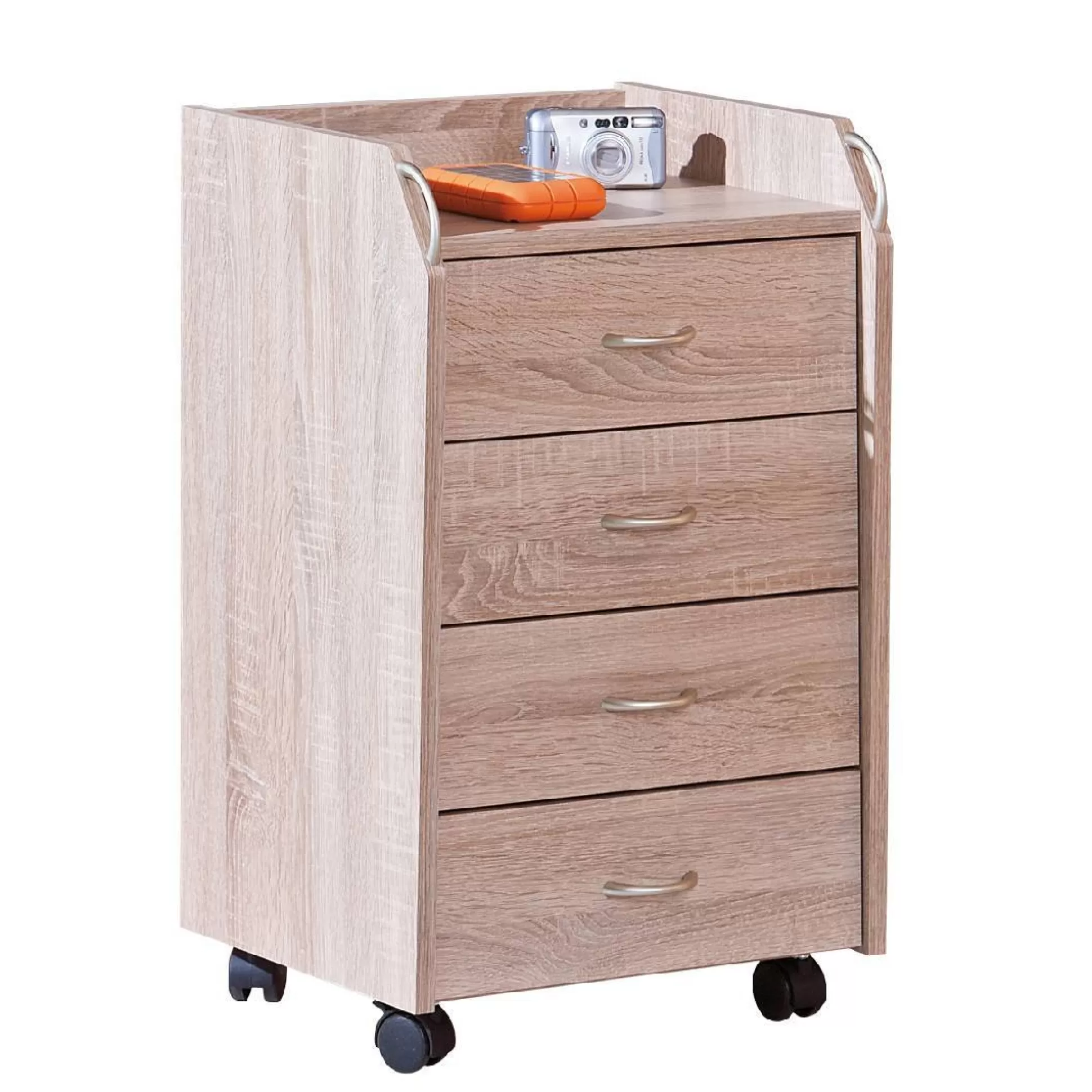 Dmora Cassettiere<Cassettiera Kiel, Settimino multiuso, Comò camera da letto, Mobile con cassetti, 40x36 h65 cm,