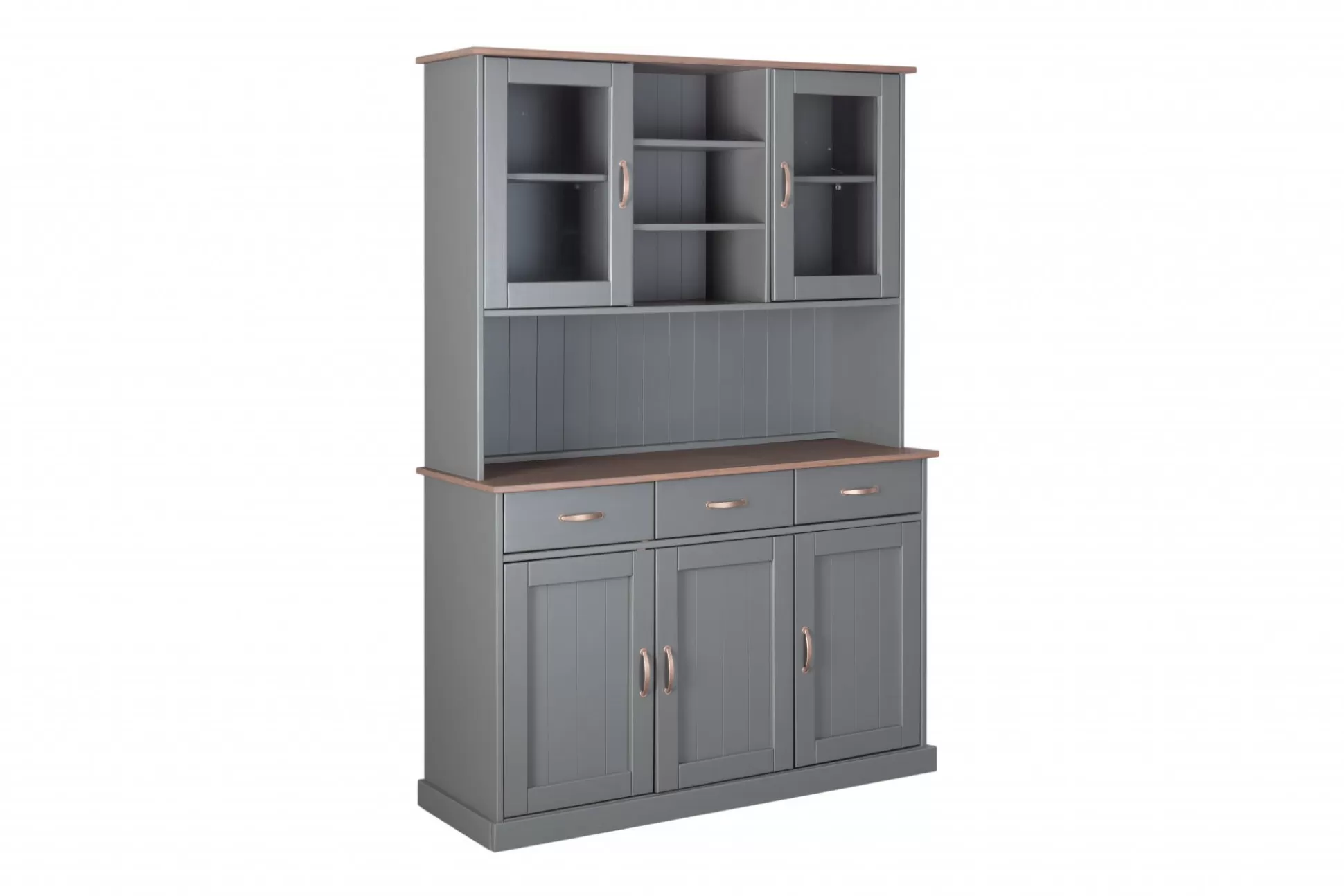 Dmora Credenze<Credenza Flensburg, Buffet da soggiorno, Madia da salotto, Dispensa da cucina, 131x45 h191 cm,