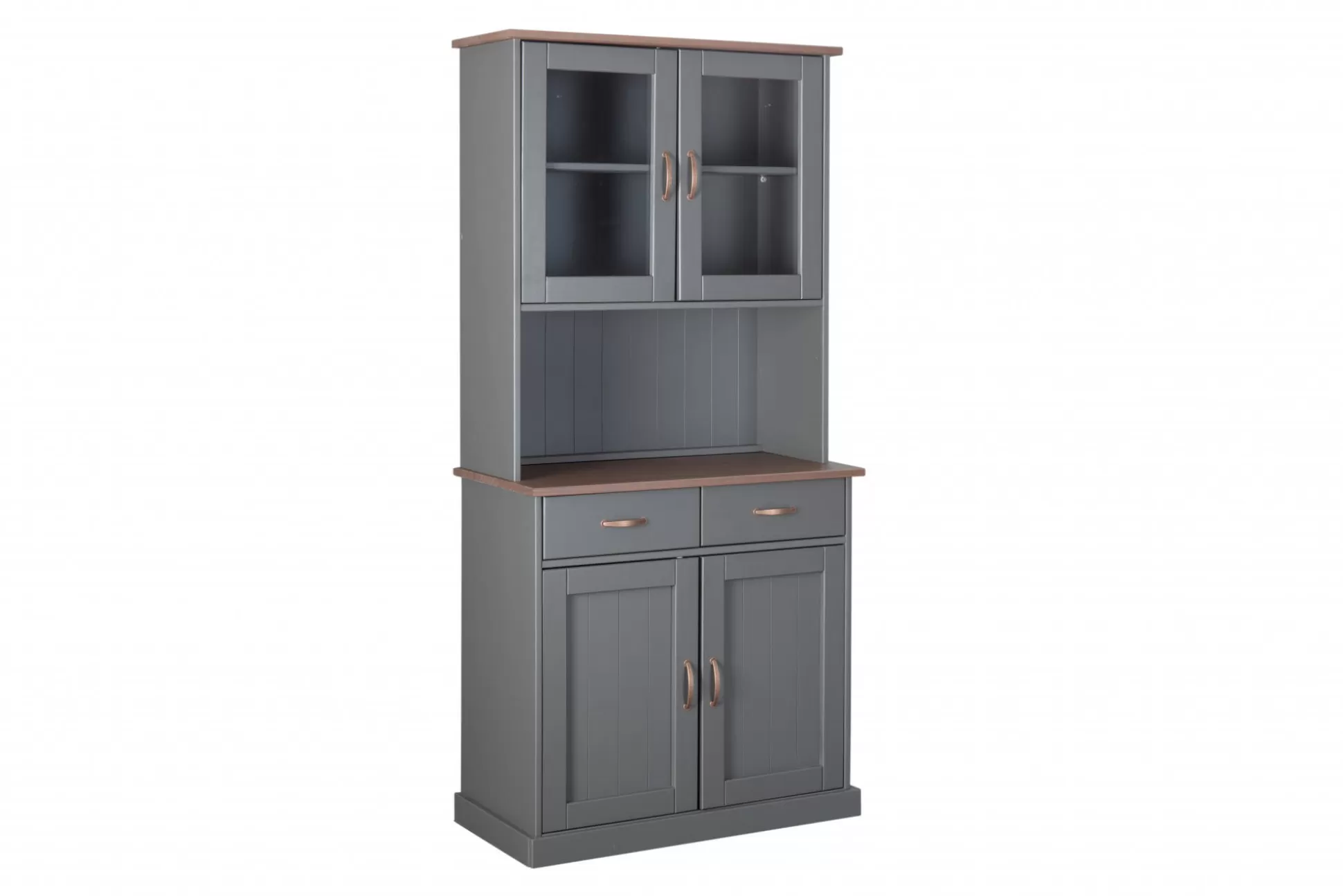 Dmora Credenze<Credenza Wolfsburg, Buffet da soggiorno, Madia da salotto, Dispensa da cucina, 90x45 h191 cm,