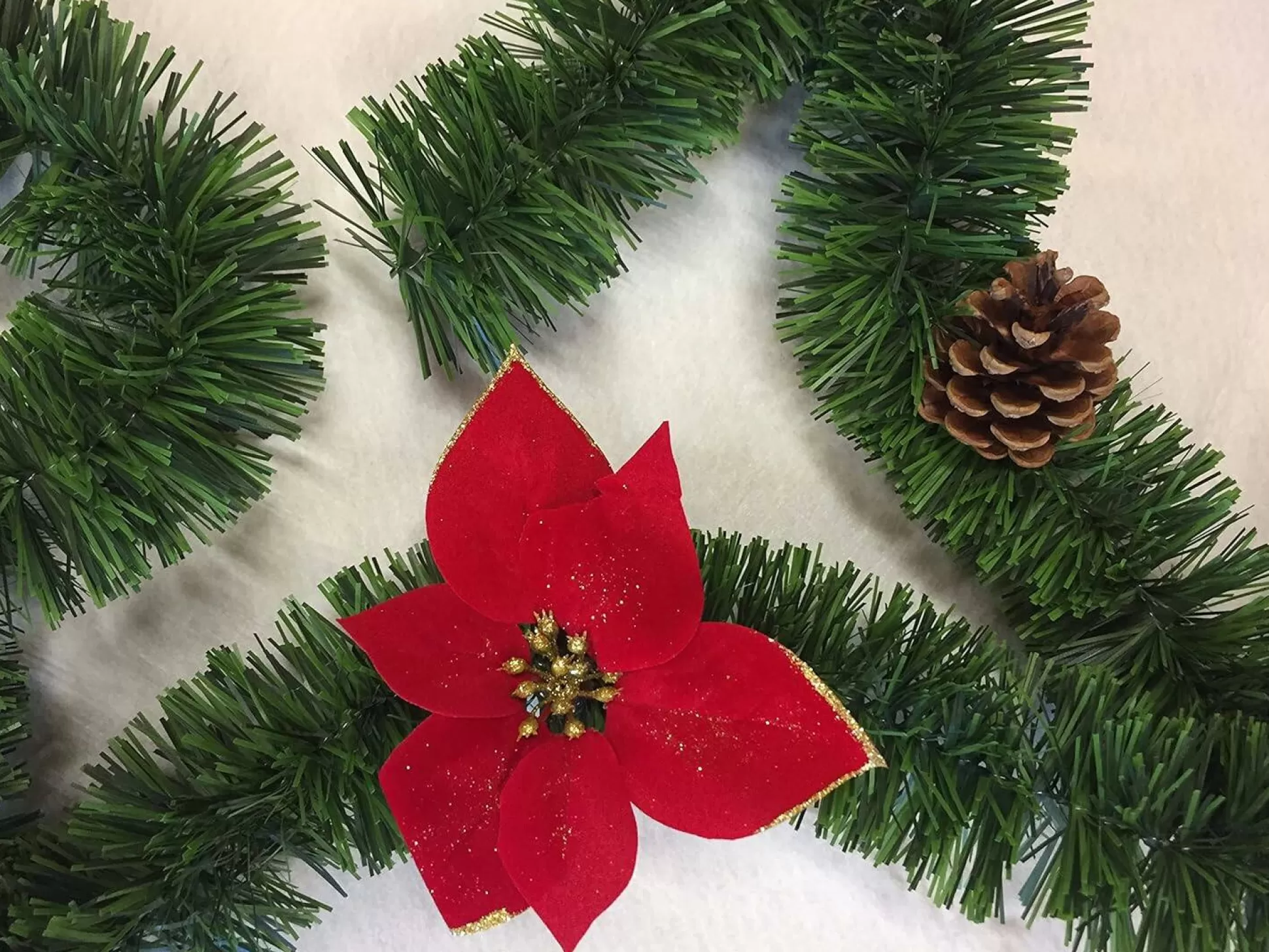 Dmora Decorazioni<Decorazione da Natale Strisaili, 800x8 h8 cm, Verde e Rosso