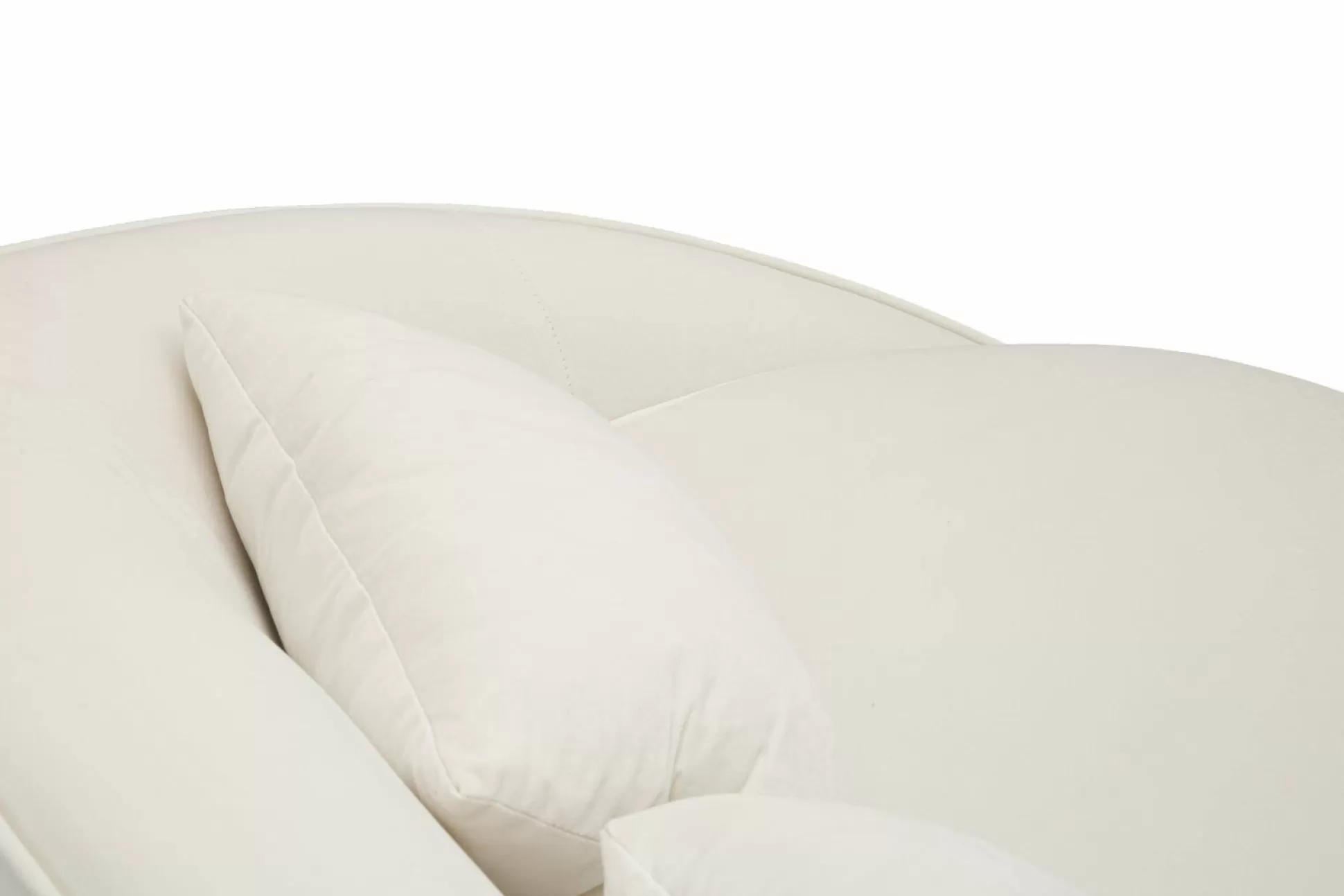 Dmora Divani Fissi 3 Posti<Divano fisso 3 posti Verte, 185x84 h68 cm, Crema e Oro