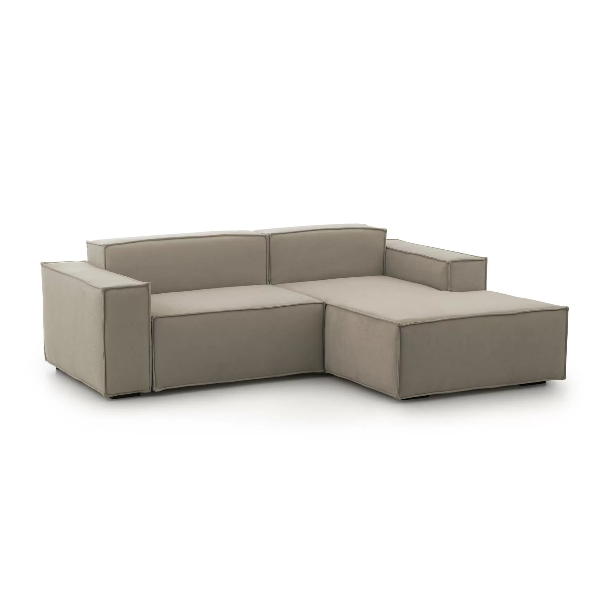 Dmora Divani Fissi Con Penisola<Divano fisso con penisola Ameli, Cm 240x170h70,