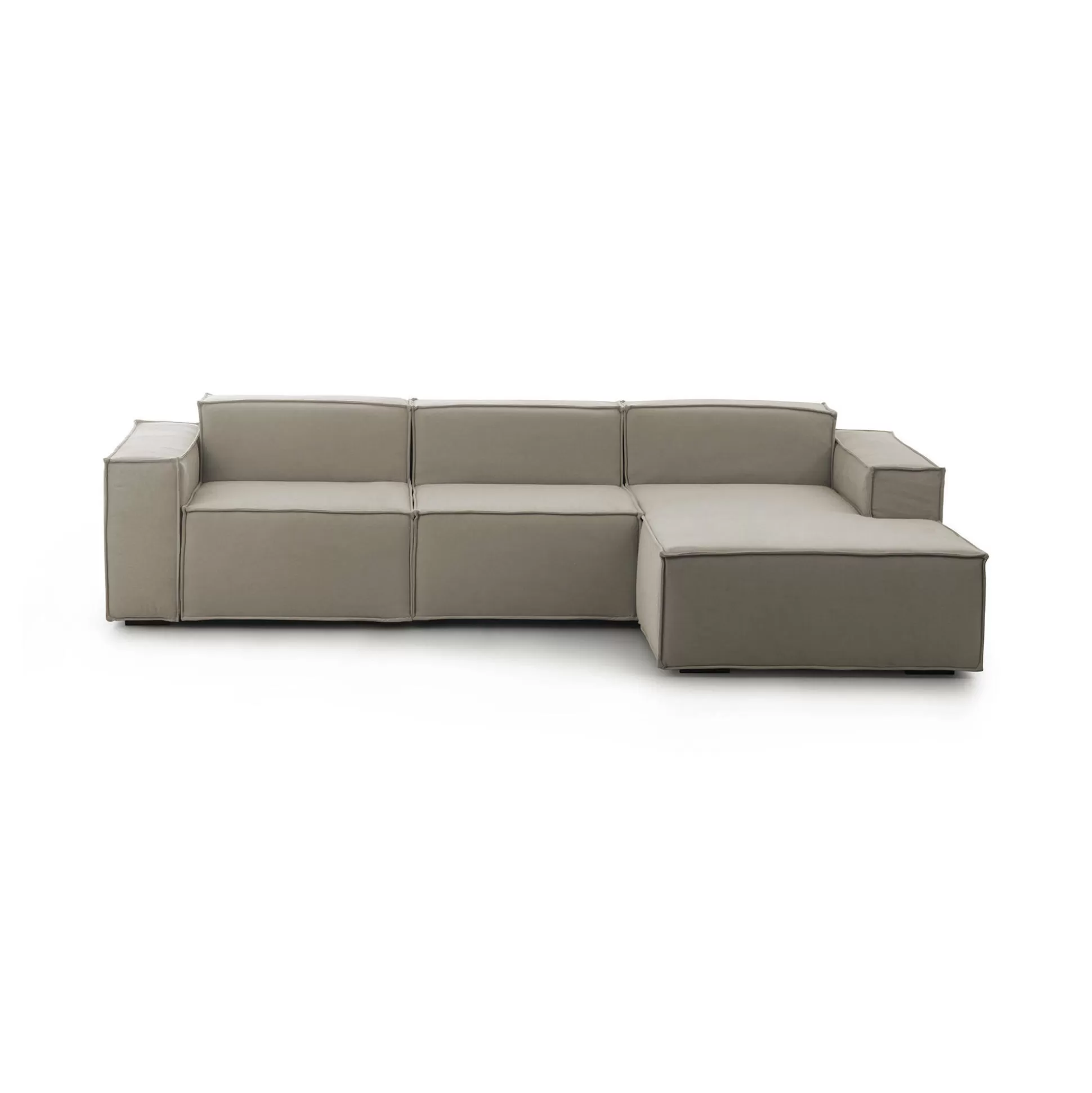 Dmora Divani Fissi Con Penisola<Divano fisso con penisola Ananas, Cm 300x170h70,