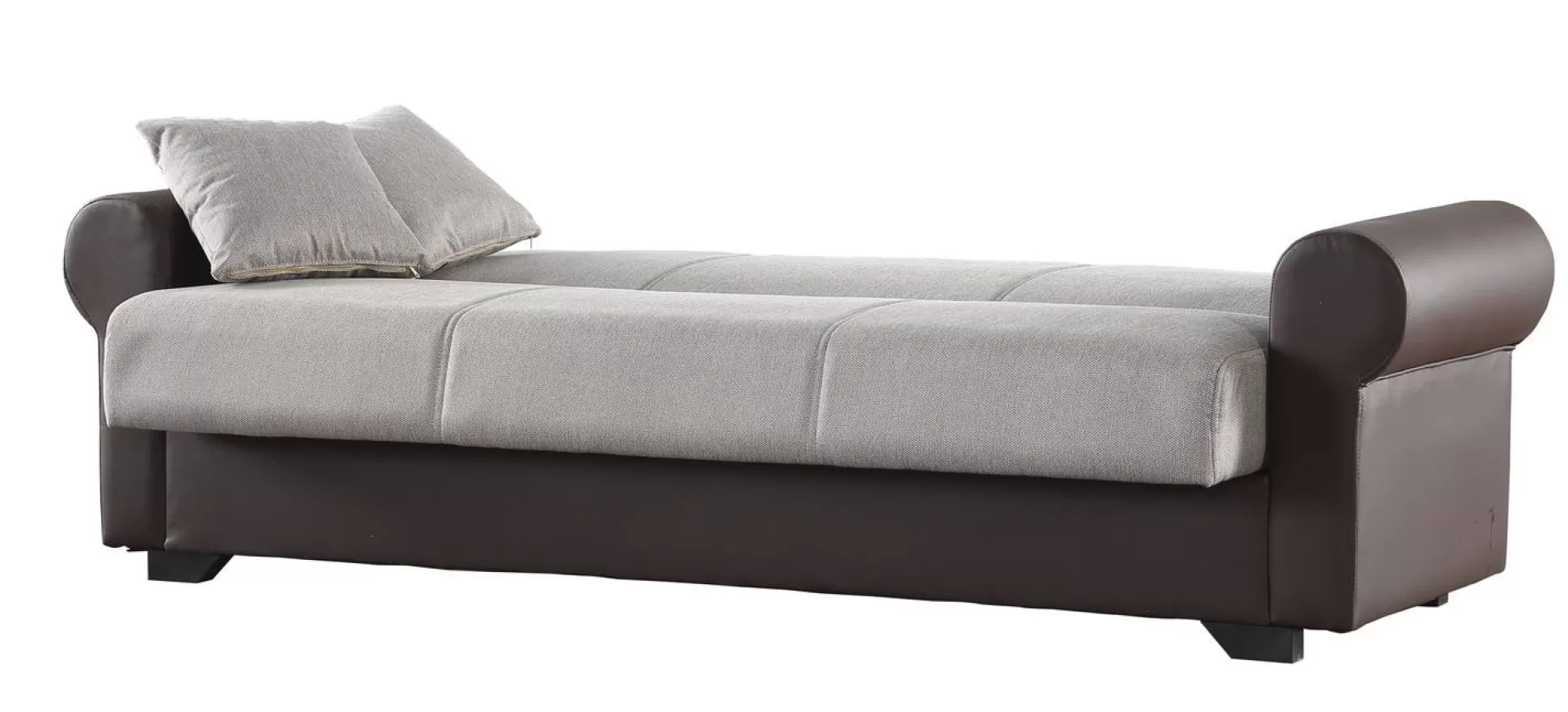 Dmora Divani Letto 3 Posti<Divano letto 3 posti Dfiorini, 233x84h94 cm, Marrone e Grigio