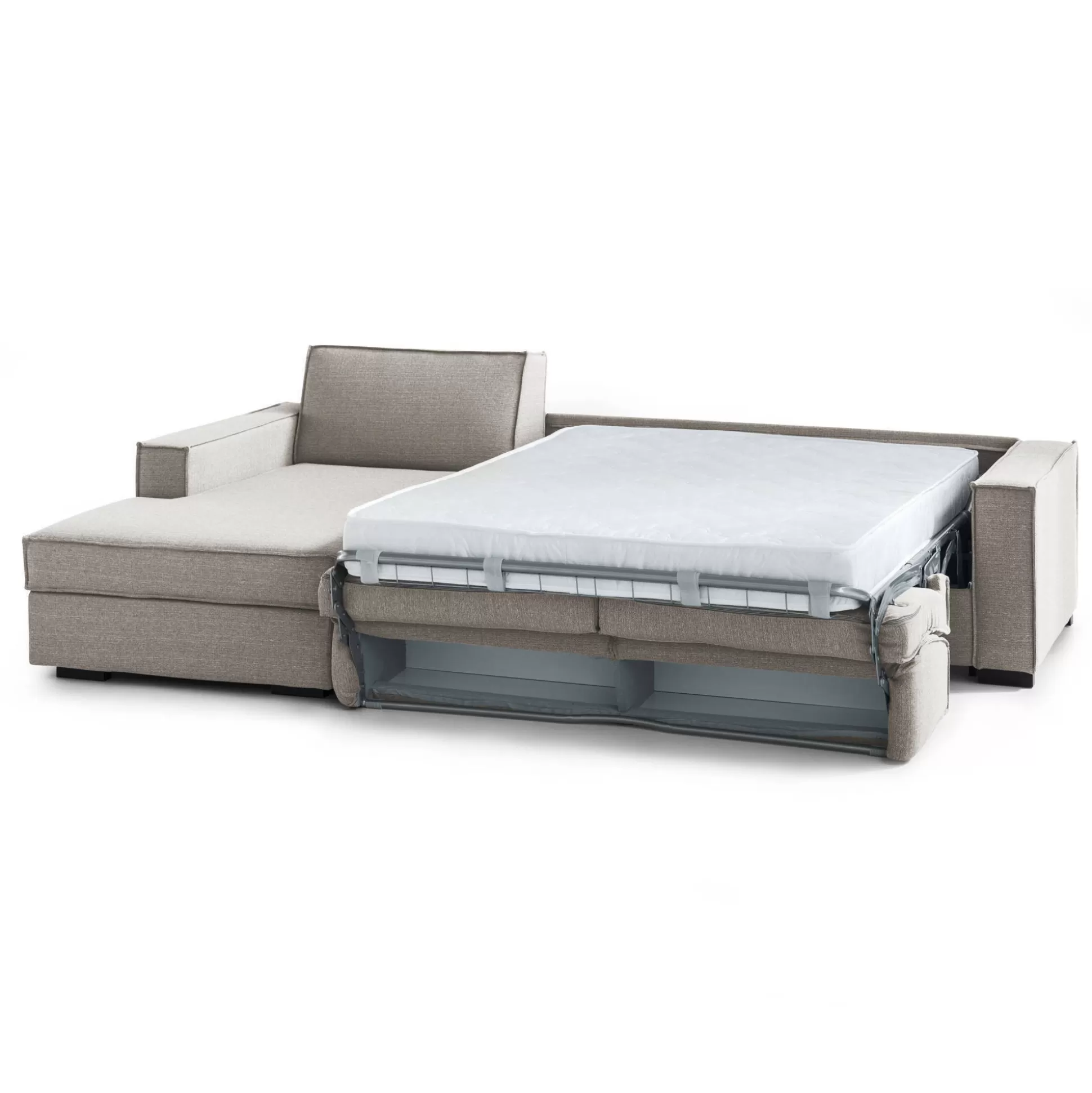 Dmora Divani Letto Con Penisola<Divano letto con penisola Albenga, Cm 260x95h90,