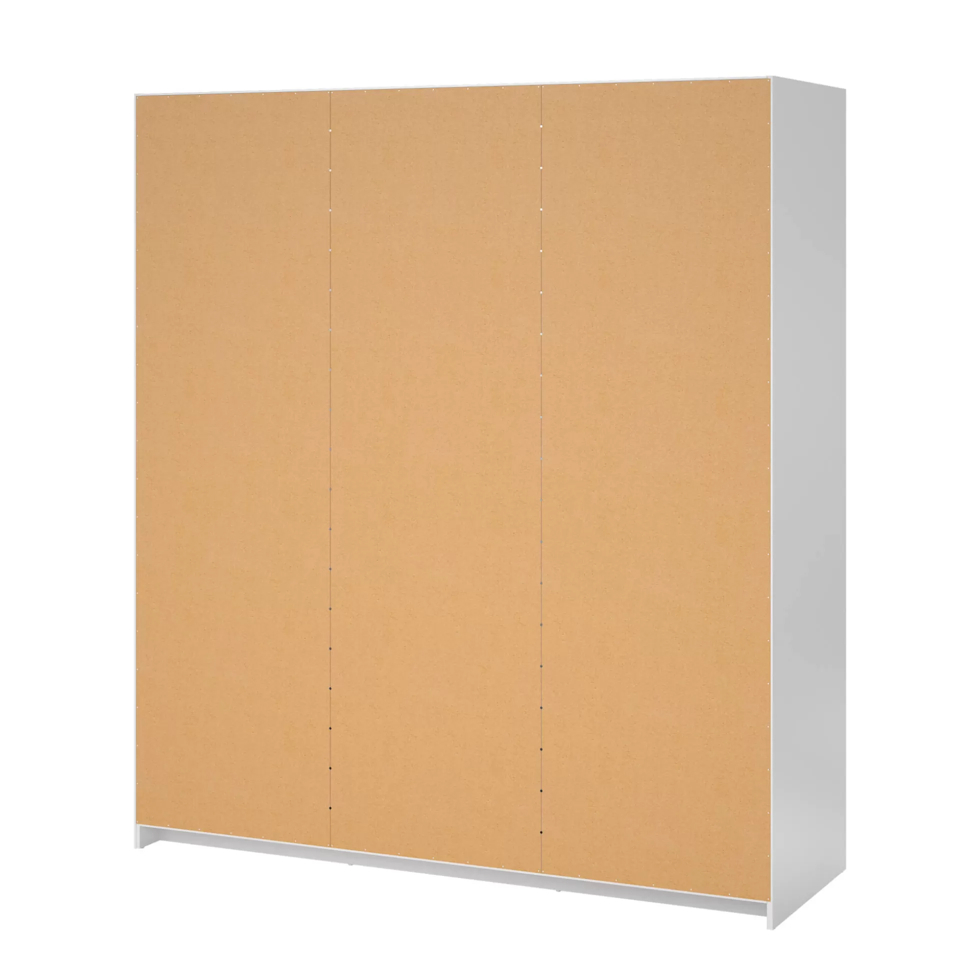 Dmora Guardaroba 3 Ante<Guardaroba 3 ante Delphine, Mobile camera da letto, Cabina armadio portabiti, Armadio appendiabiti, 60x177 h200 cm, Bianco