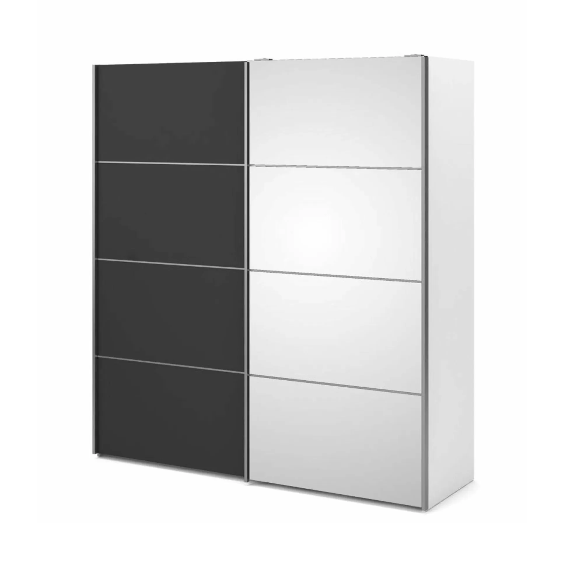 Dmora Guardaroba 2 Ante<Guardaroba 2 ante Dsorb, 182x64 h202 cm, Bianco e Grigio
