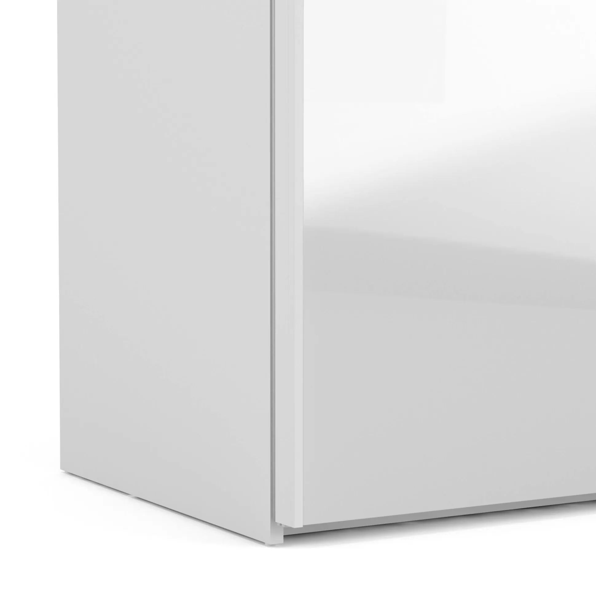 Dmora Guardaroba 2 Ante<Guardaroba 2 ante Fabre, Mobile camera da letto, Cabina armadio portabiti, Armadio appendiabiti, 62x122 h220 cm, Bianco