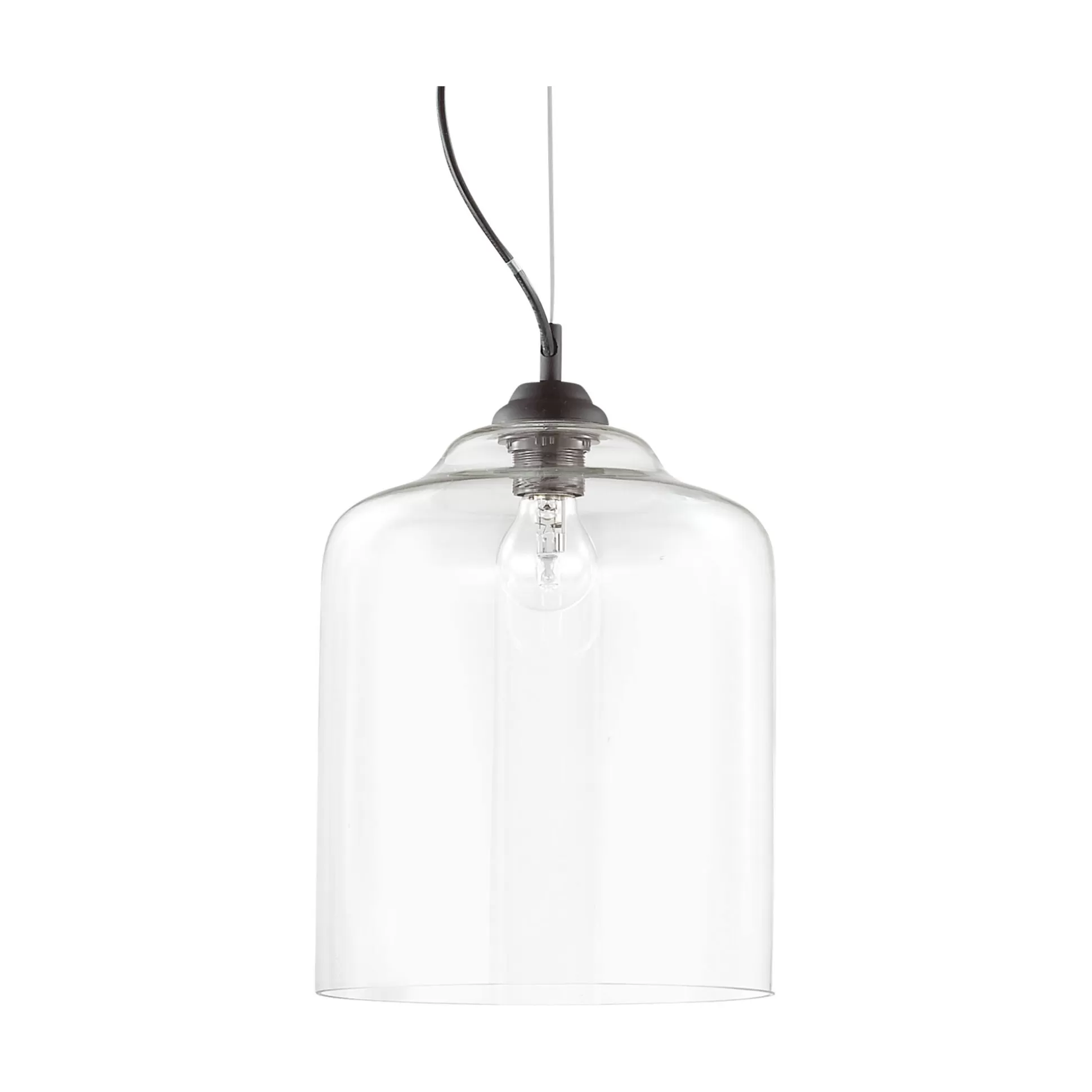 Dmora Lampade A Sospensione<Ideal-Lux - Lampada a sospensione BISTRO' SP1 SQUARE , 24 x 24 x h59 cm,