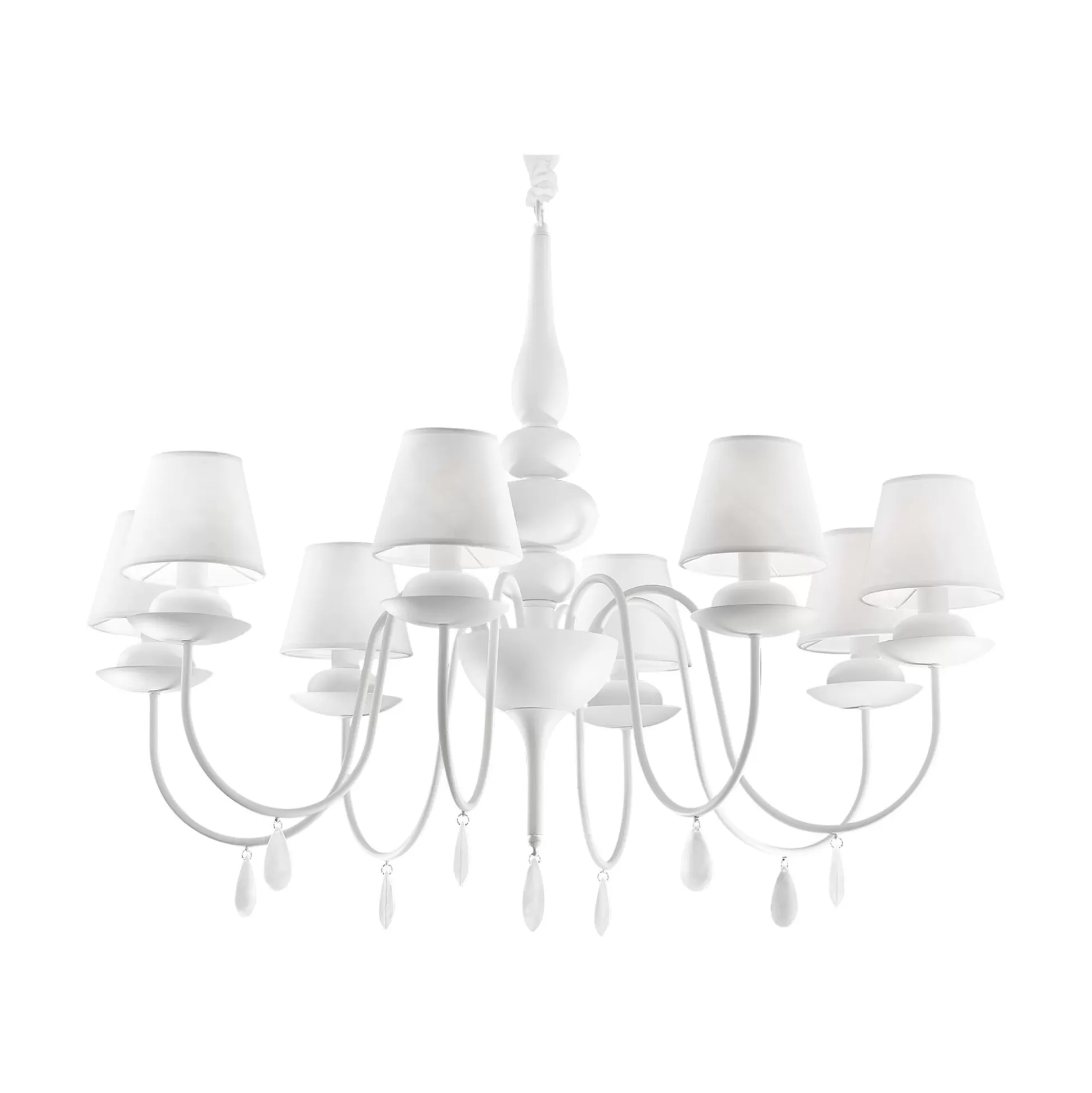 Dmora Lampade A Sospensione<Ideal-Lux - Lampada a sospensione BLANCHE SP8 , 92 x 92 x h99 cm,