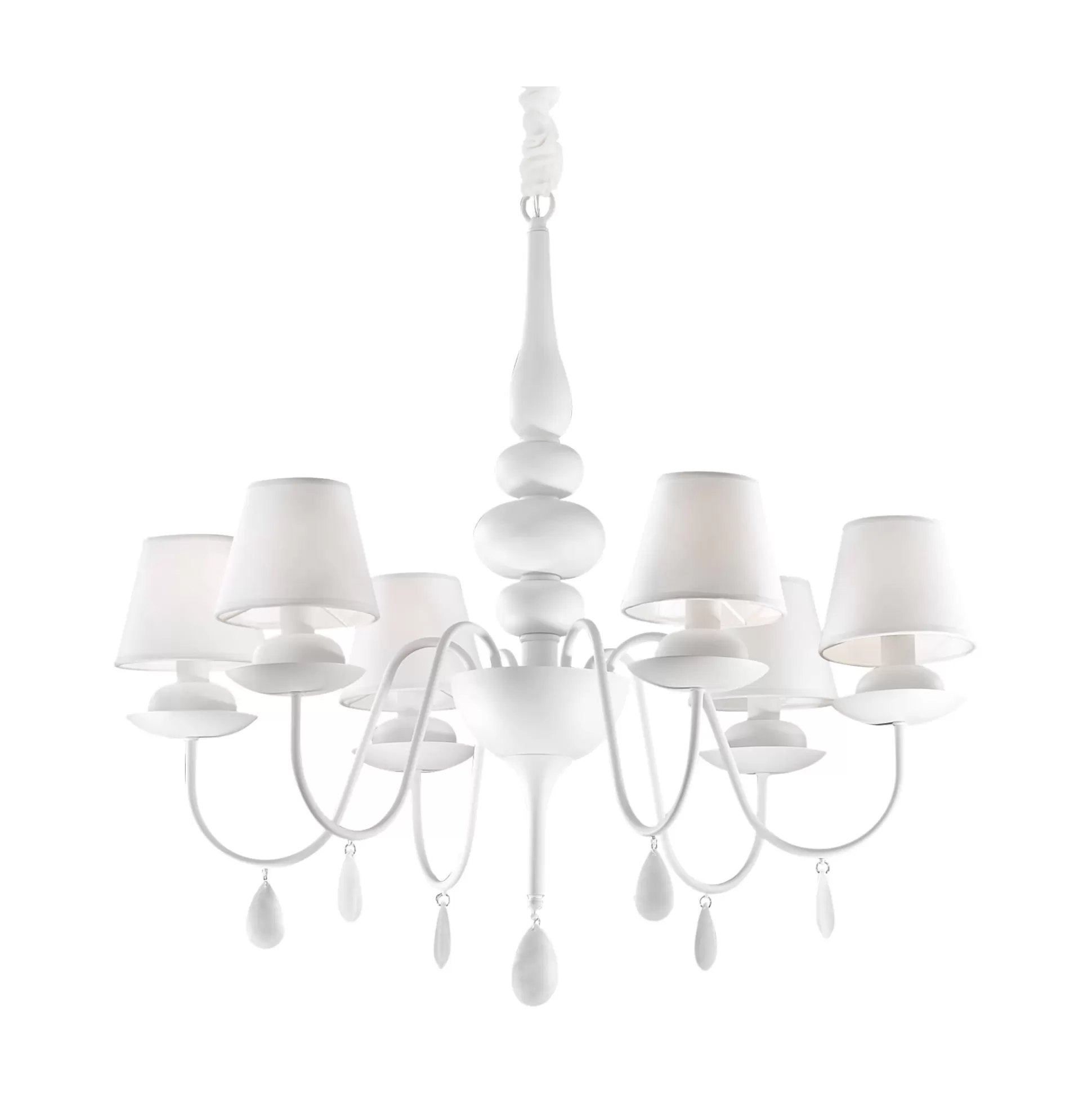 Dmora Lampade A Sospensione<Ideal-Lux - Lampada a sospensione BLANCHE SP6 , 78 x 78 x h96 cm,