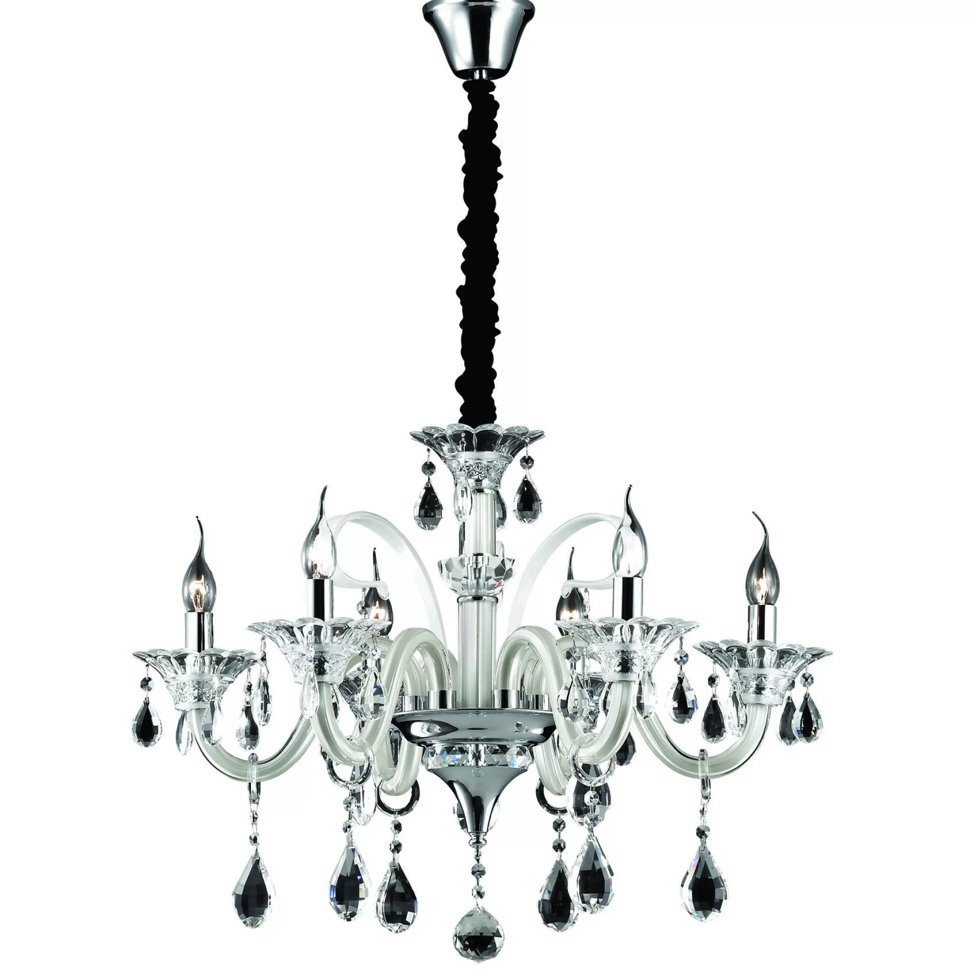 Dmora Lampade A Sospensione<Ideal-Lux - Lampada a sospensione COLOSSAL SP6 AVORIO, 66 x 66 x h78 cm,