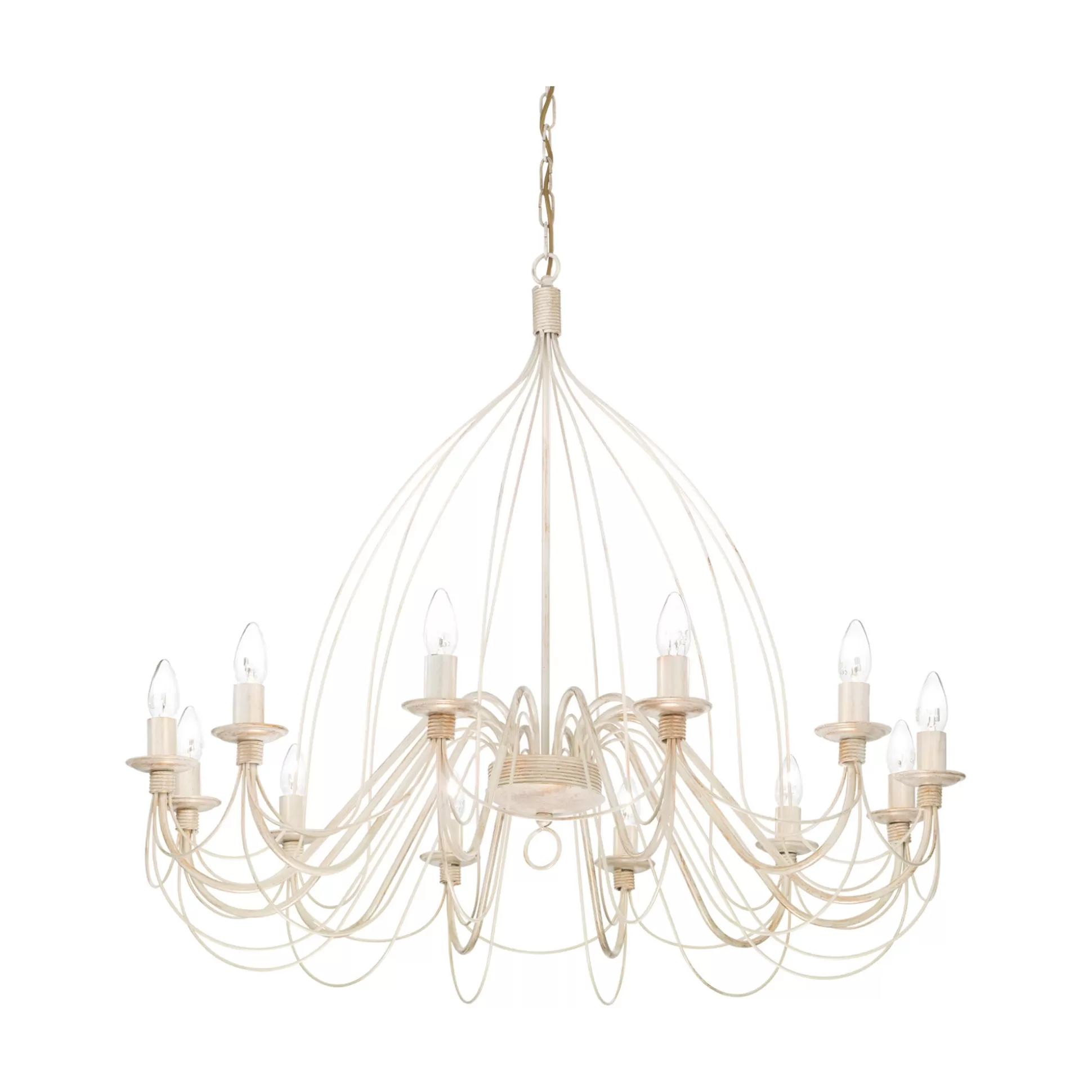 Dmora Lampade A Sospensione<Ideal-Lux - Lampada a sospensione CORTE SP12 , Made in Italy, 95 x 95 x h108 cm,