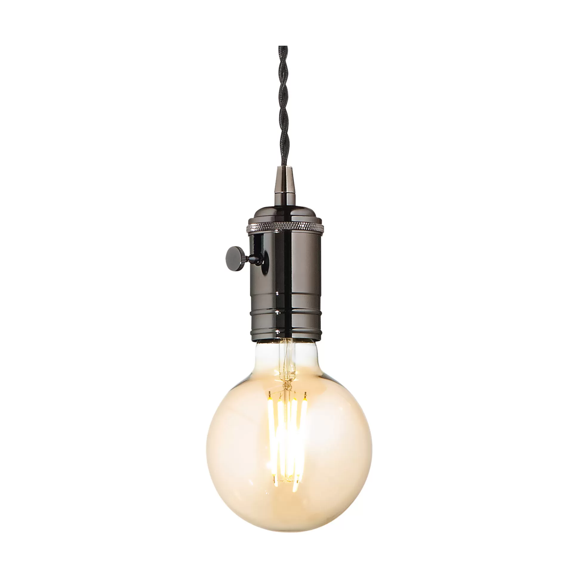 Dmora Lampade A Sospensione<Ideal-Lux - Lampada a sospensione DOC SP1 PIOMBO, 9 x 9 x h34 cm,