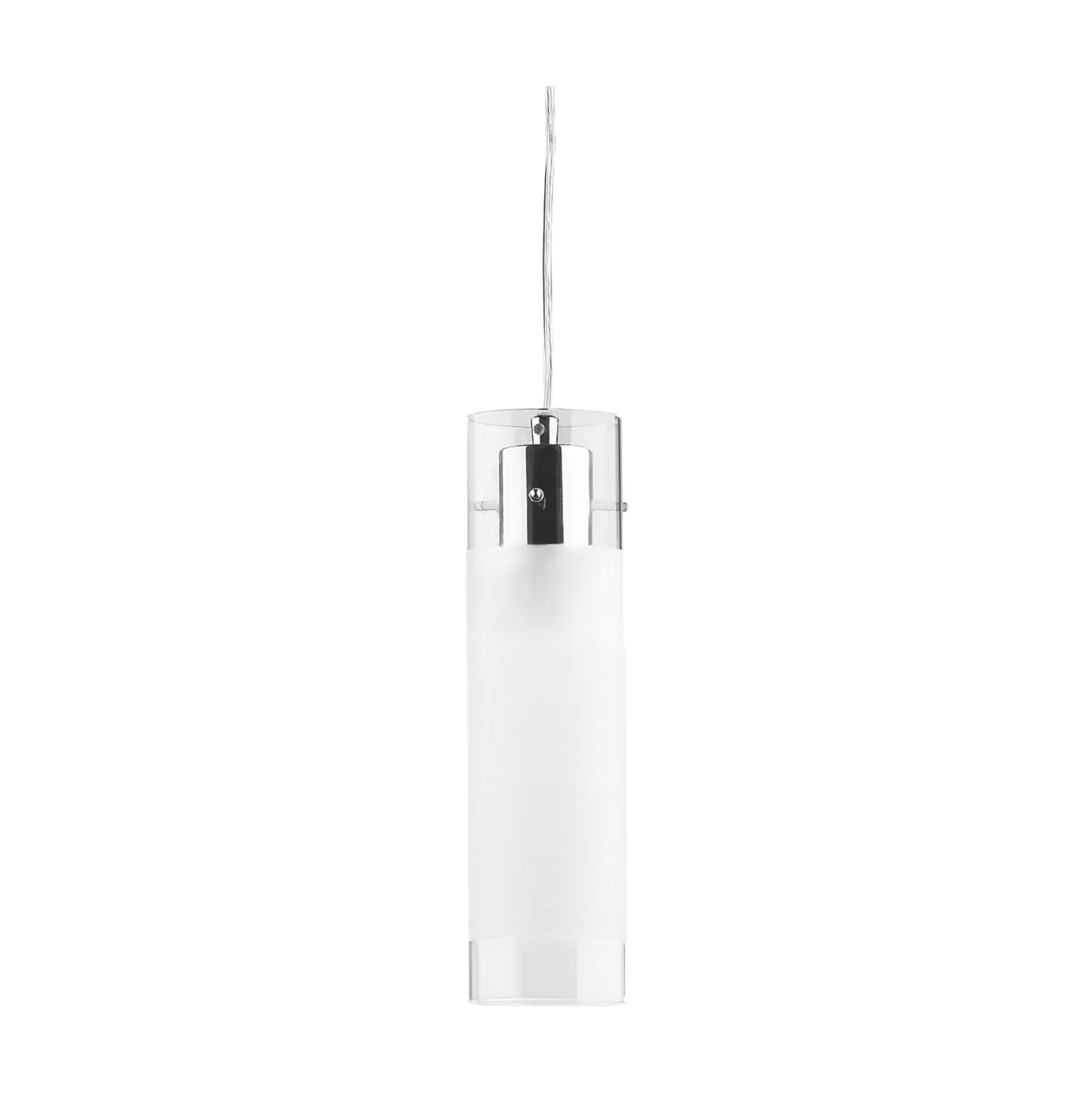 Dmora Lampade A Sospensione<Ideal-Lux - Lampada a sospensione FLAM SP1 SMALL, 8 x 8 x h55 cm,
