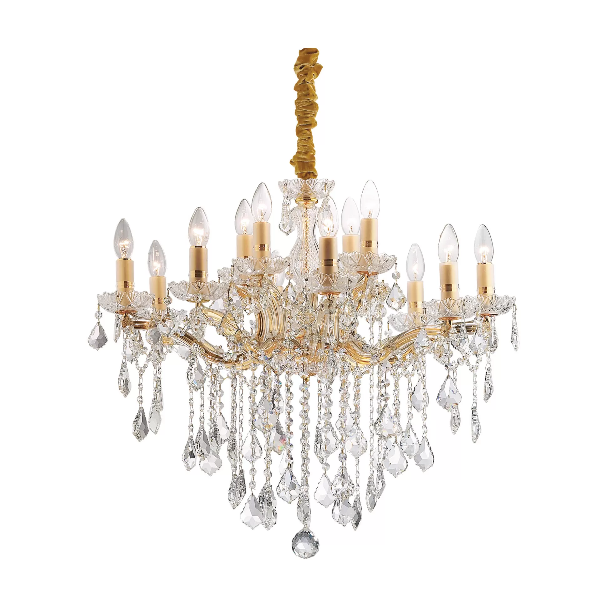 Dmora Lampade A Sospensione<Ideal-Lux - Lampada a sospensione FLORIAN SP12 , 72 x 72 x h90 cm,