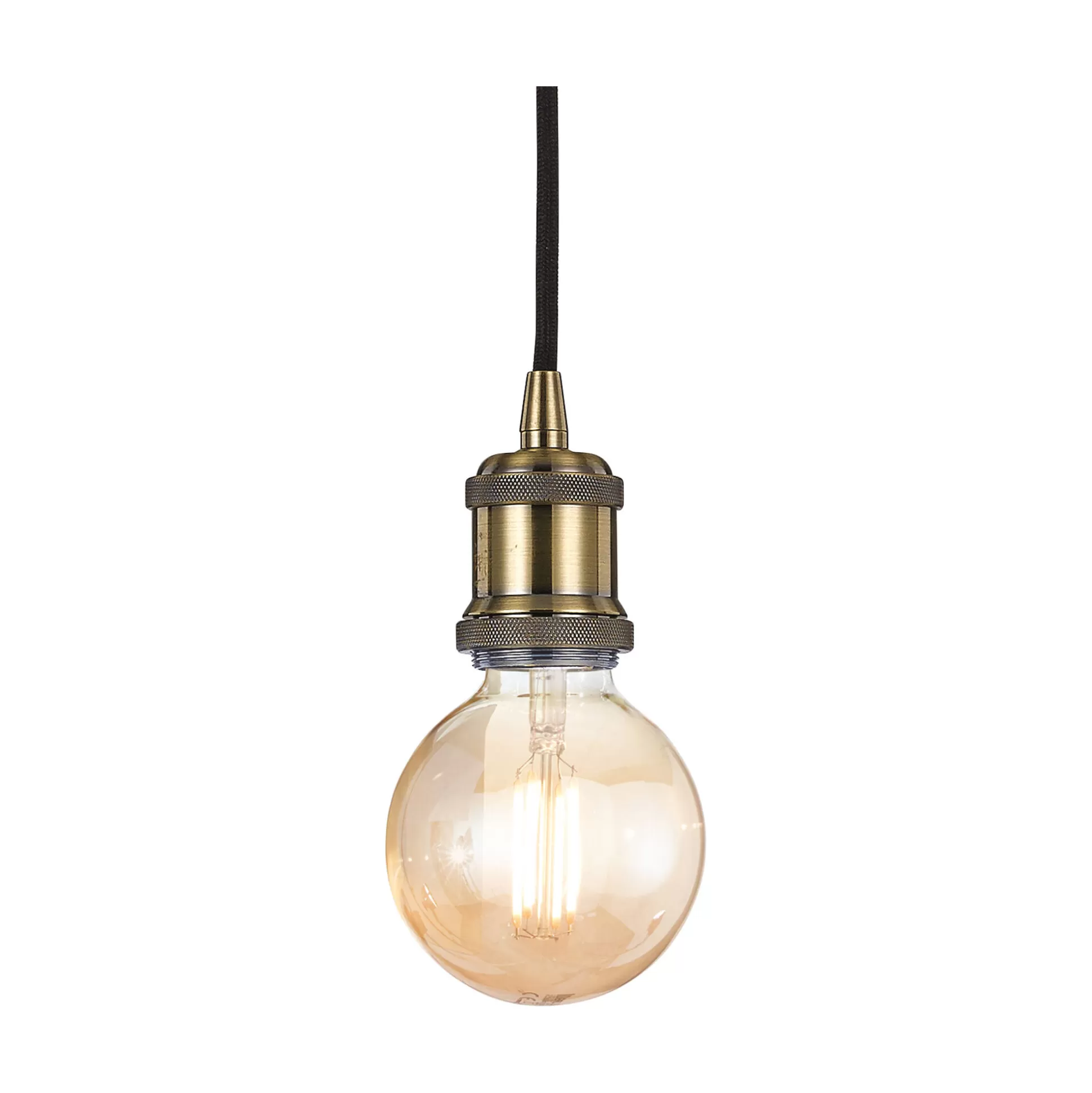 Dmora Lampade A Sospensione<Ideal-Lux - Lampada a sospensione FRIDA SP1 BRUNITO, 9 x 9 x h32 cm,