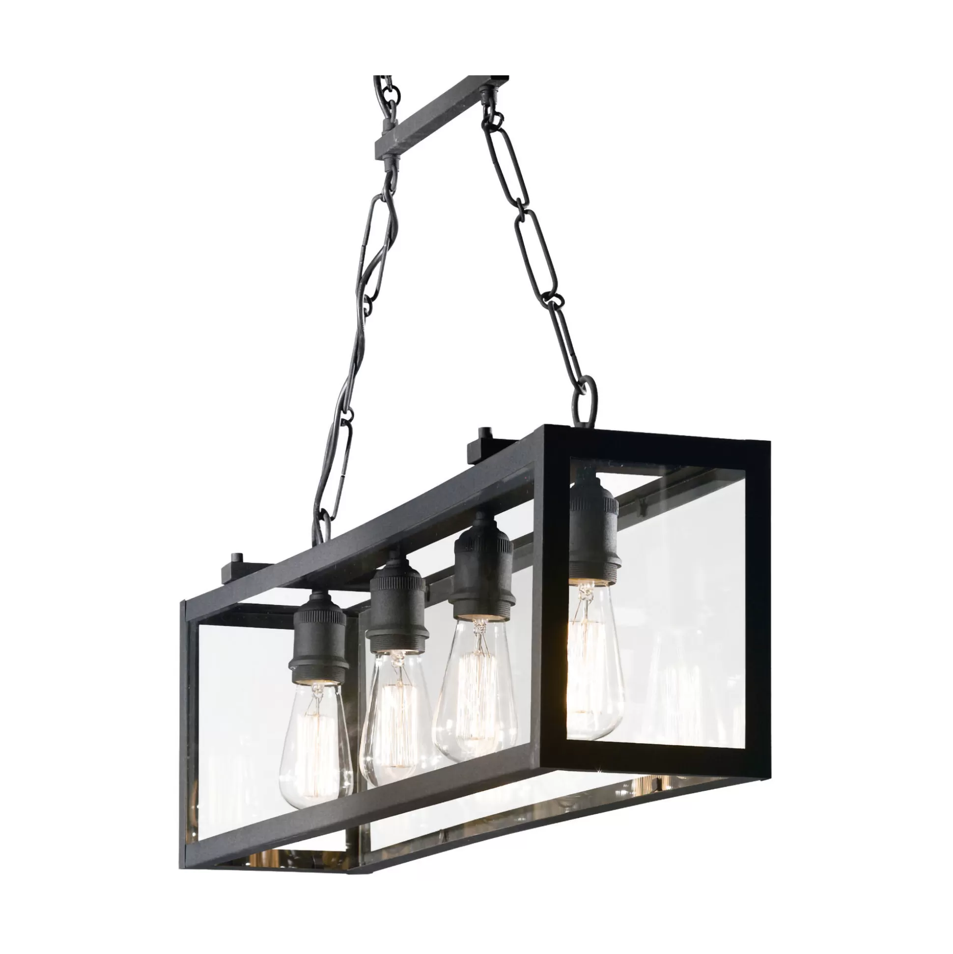 Dmora Lampade A Sospensione<Ideal-Lux - Lampada a sospensione IGOR SP4, 92 x 17 x h55 cm,