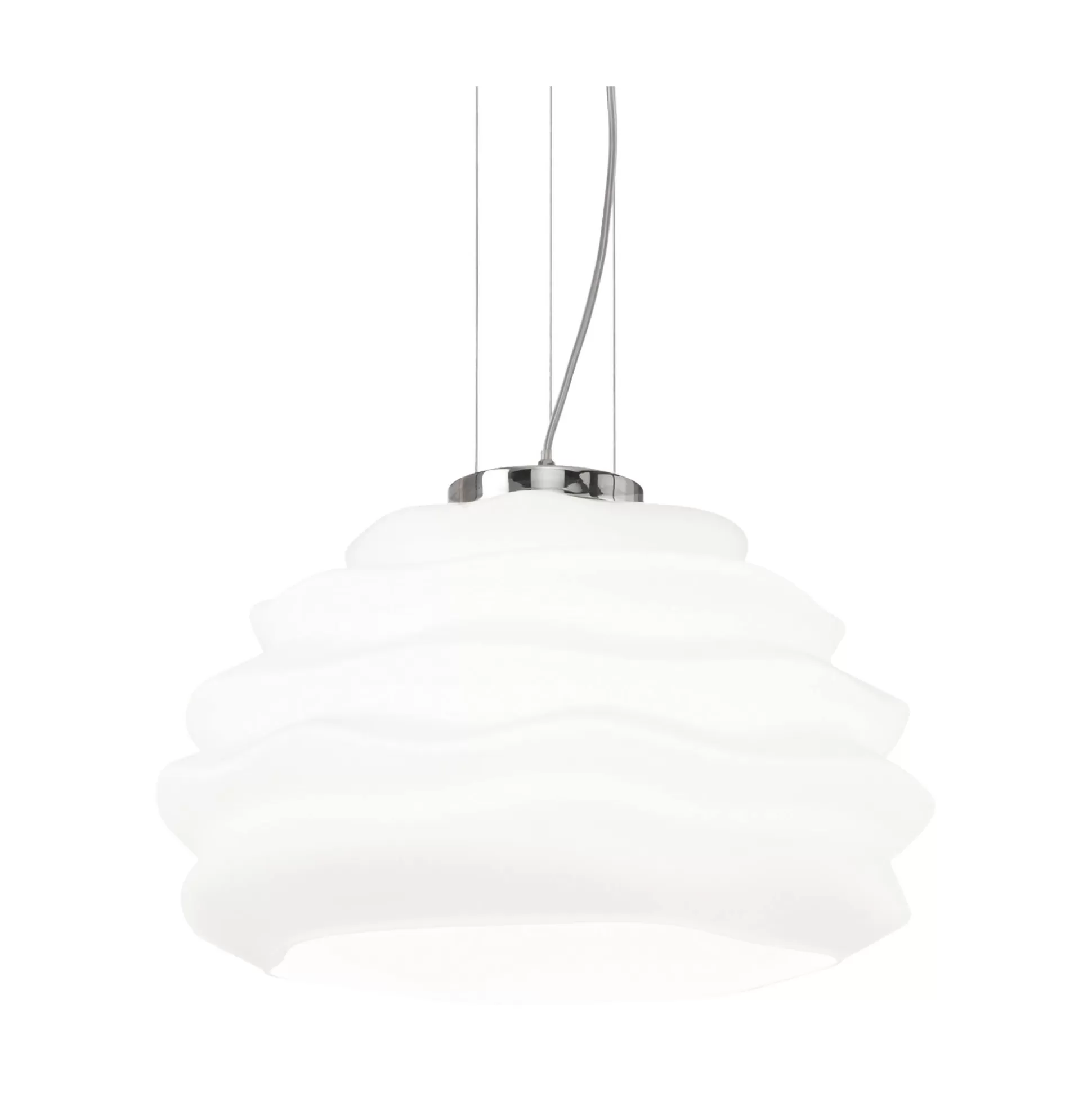 Dmora Lampade A Sospensione<Ideal-Lux - Lampada a sospensione KARMA SP1 SMALL, 39 x 39 x h49 cm,