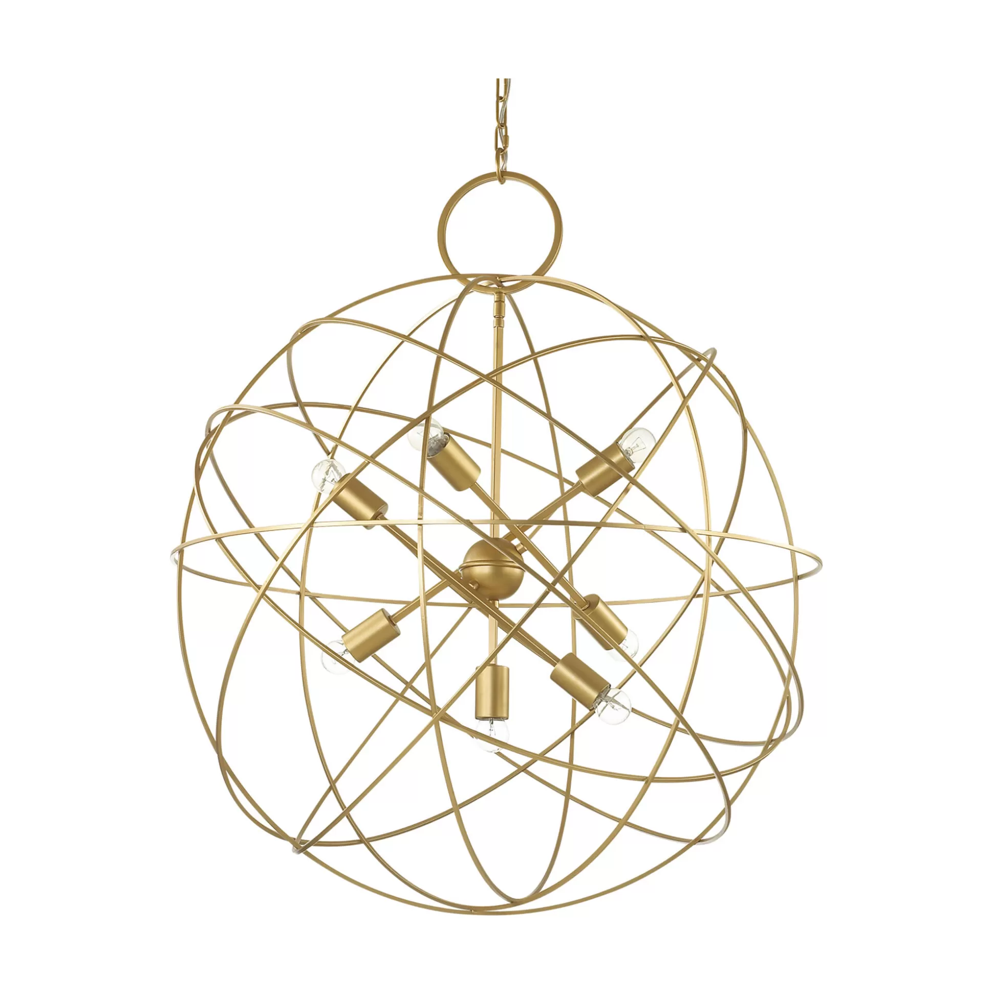 Dmora Lampade A Sospensione<Ideal-Lux - Lampada a sospensione KONSE SP7, 80 x 80 x h123 cm,