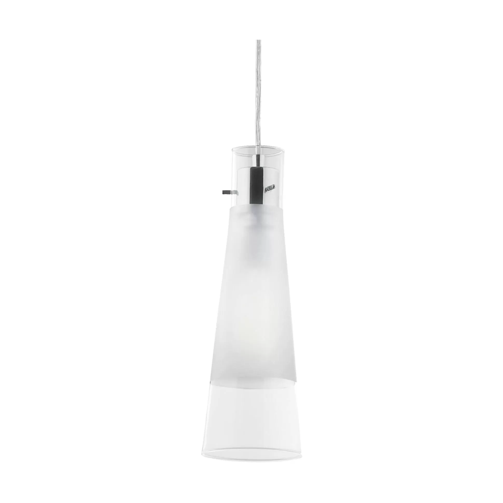 Dmora Lampade A Sospensione<Ideal-Lux - Lampada a sospensione KUKY SP1, 11 x 11 x h60 cm,