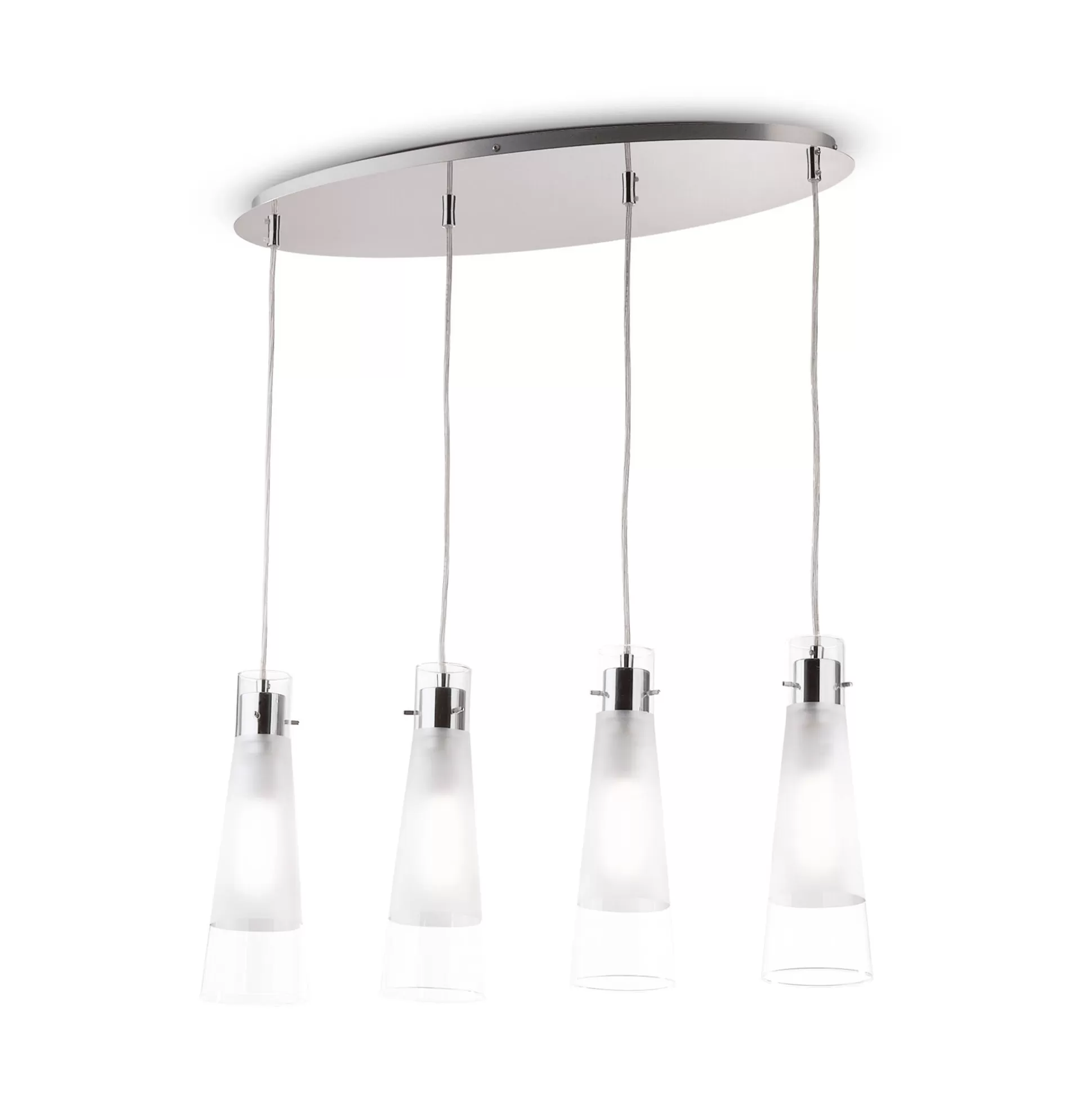 Dmora Lampade A Sospensione<Ideal-Lux - Lampada a sospensione KUKY SP4, 73 x 33 x h60 cm,