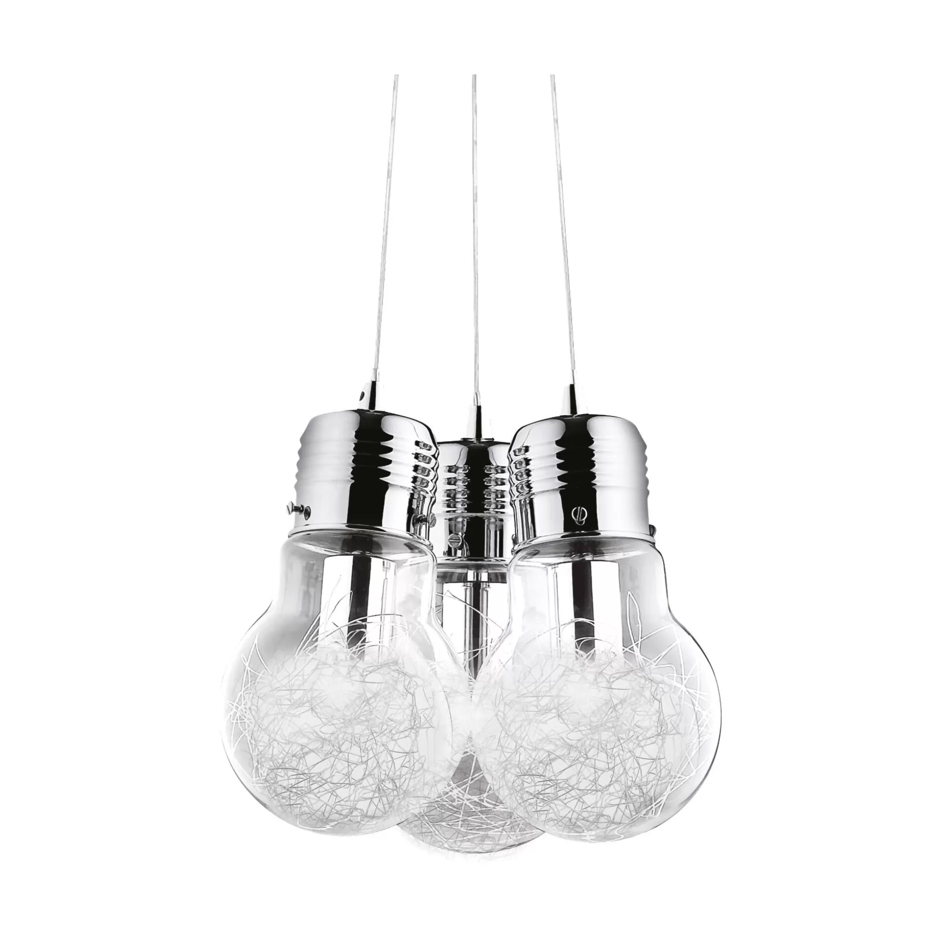 Dmora Lampade A Sospensione<Ideal-Lux - Lampada a sospensione LUCE MAX SP3, 32 x 32 x h44 cm,