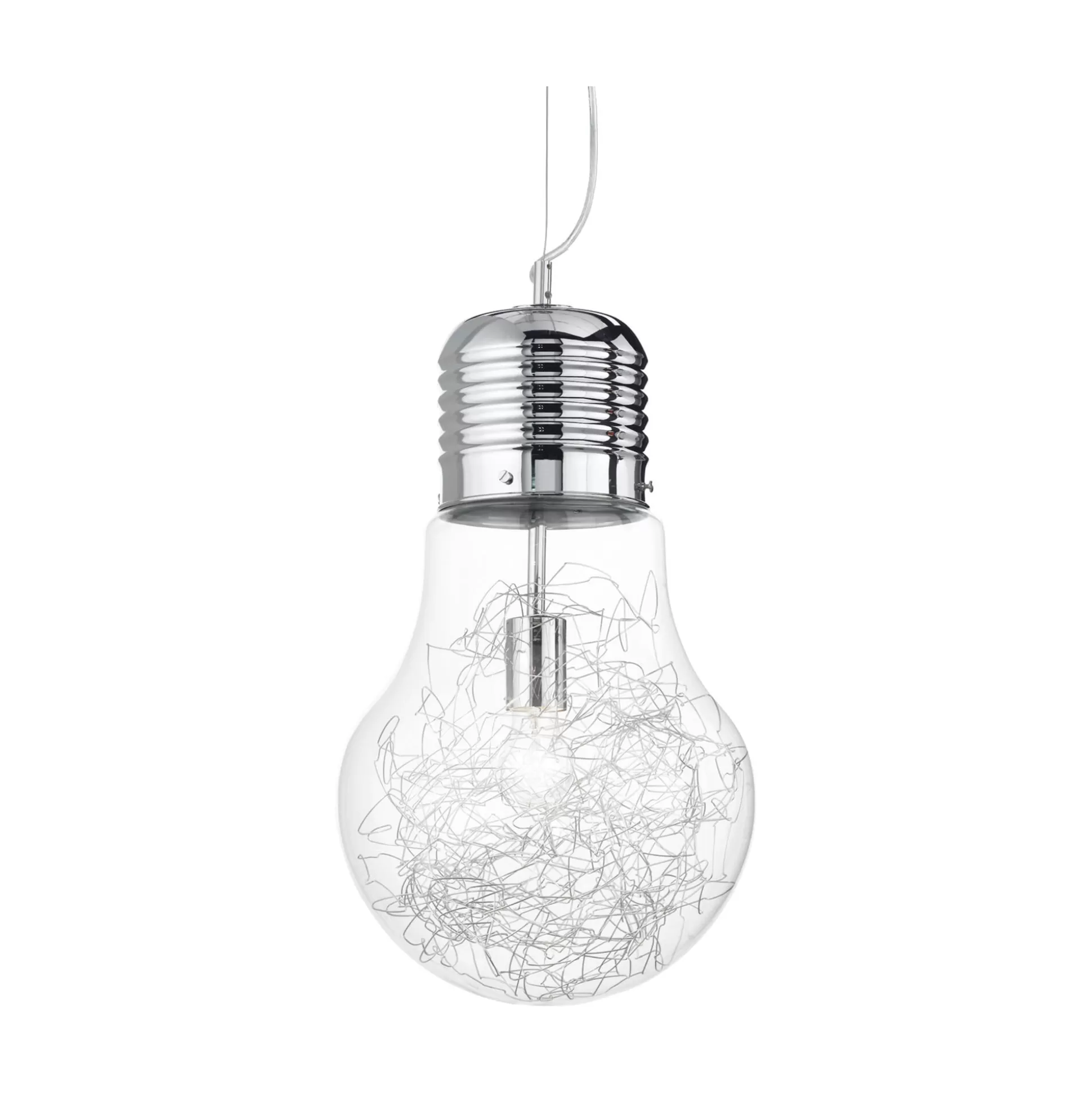 Dmora Lampade A Sospensione<Ideal-Lux - Lampada a sospensione LUCE MAX SP1 BIG, 30 x 30 x h79 cm,