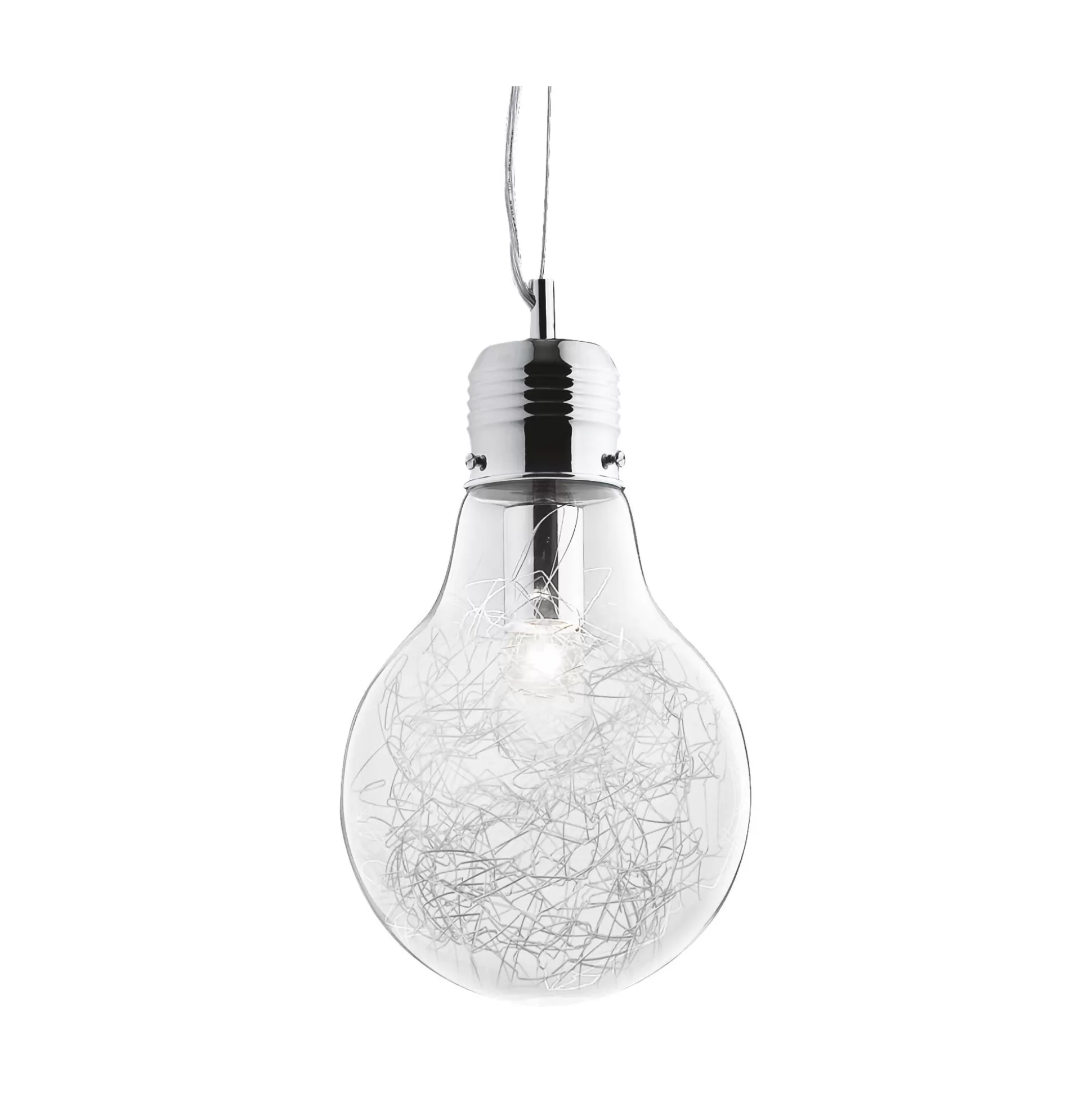 Dmora Lampade A Sospensione<Ideal-Lux - Lampada a sospensione LUCE MAX SP1 SMALL, 22 x 22 x h64 cm,