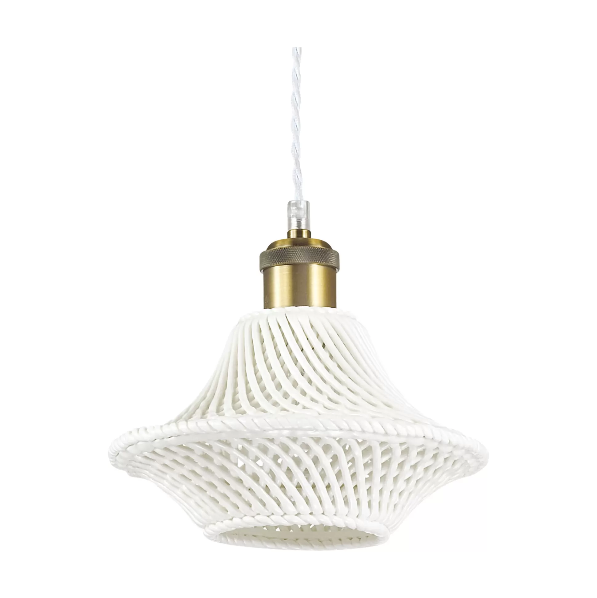 Dmora Lampade A Sospensione<Ideal-Lux - Lampada a sospensione LUGANO SP1 D21, 21 x 21 x h43 cm,