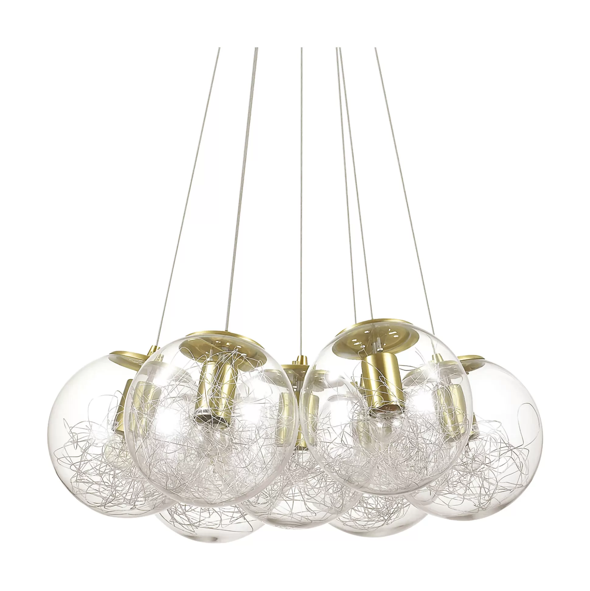 Dmora Lampade A Sospensione<Ideal-Lux - Lampada a sospensione MAPA SAT SP7 , 60 x 60 x h45 cm,