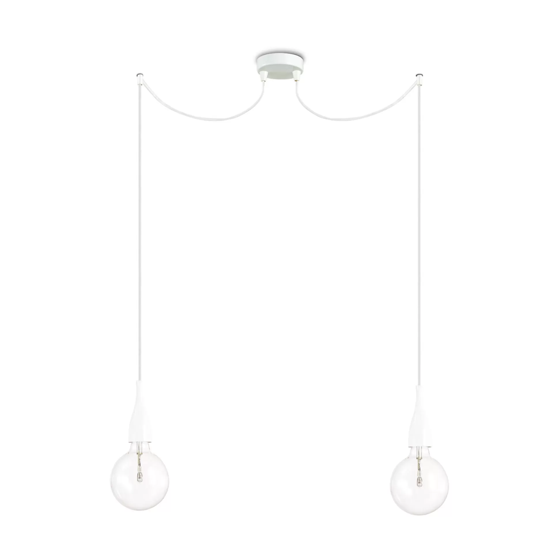 Dmora Lampade A Sospensione<Ideal-Lux - Lampada a sospensione MINIMAL SP2 OPACO, 160 x 12 x h51 cm,
