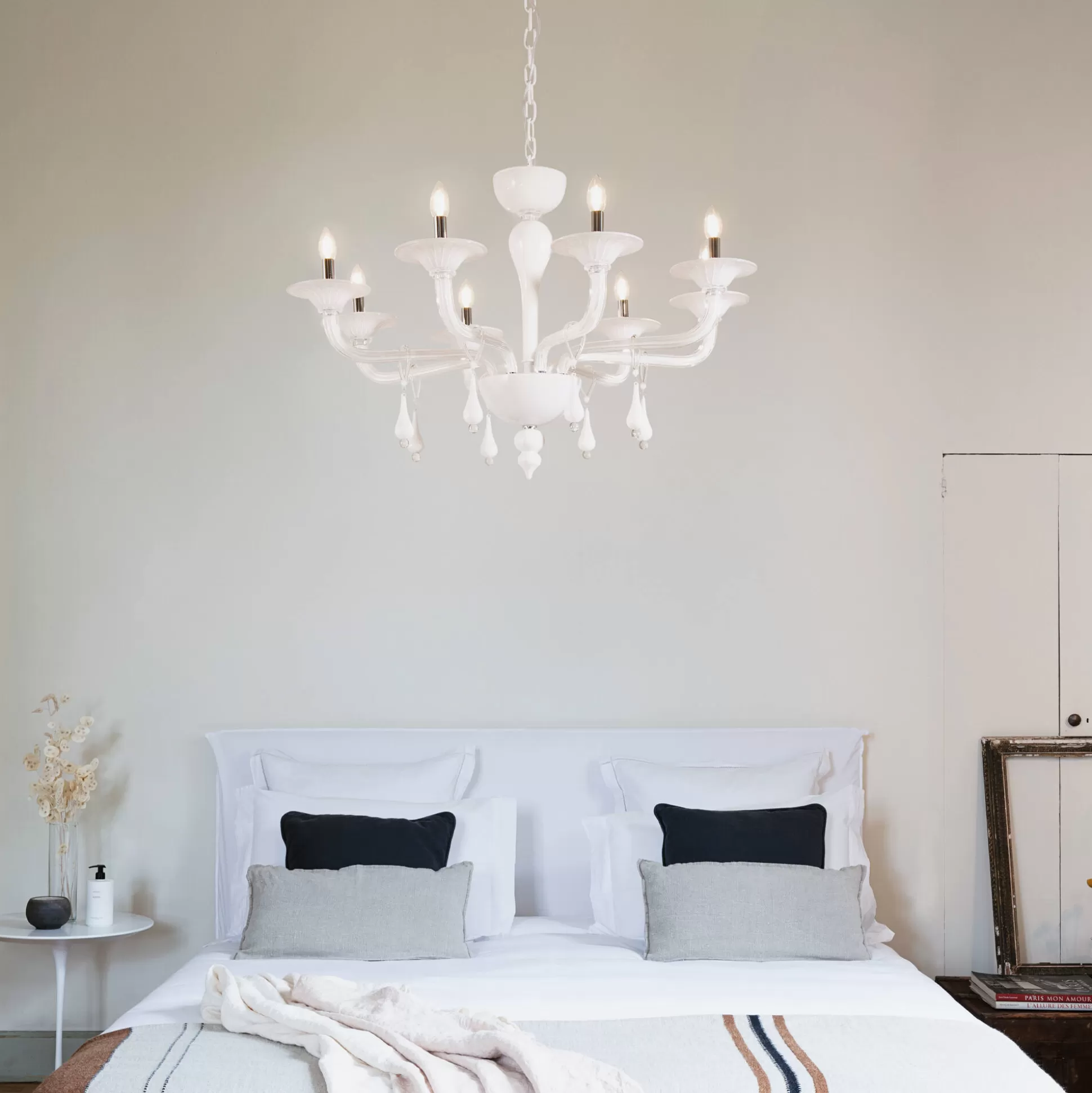 Dmora Lampade A Sospensione<Ideal-Lux - Lampada a sospensione MIRAMARE SP8, 95 x 95 x h87 cm,