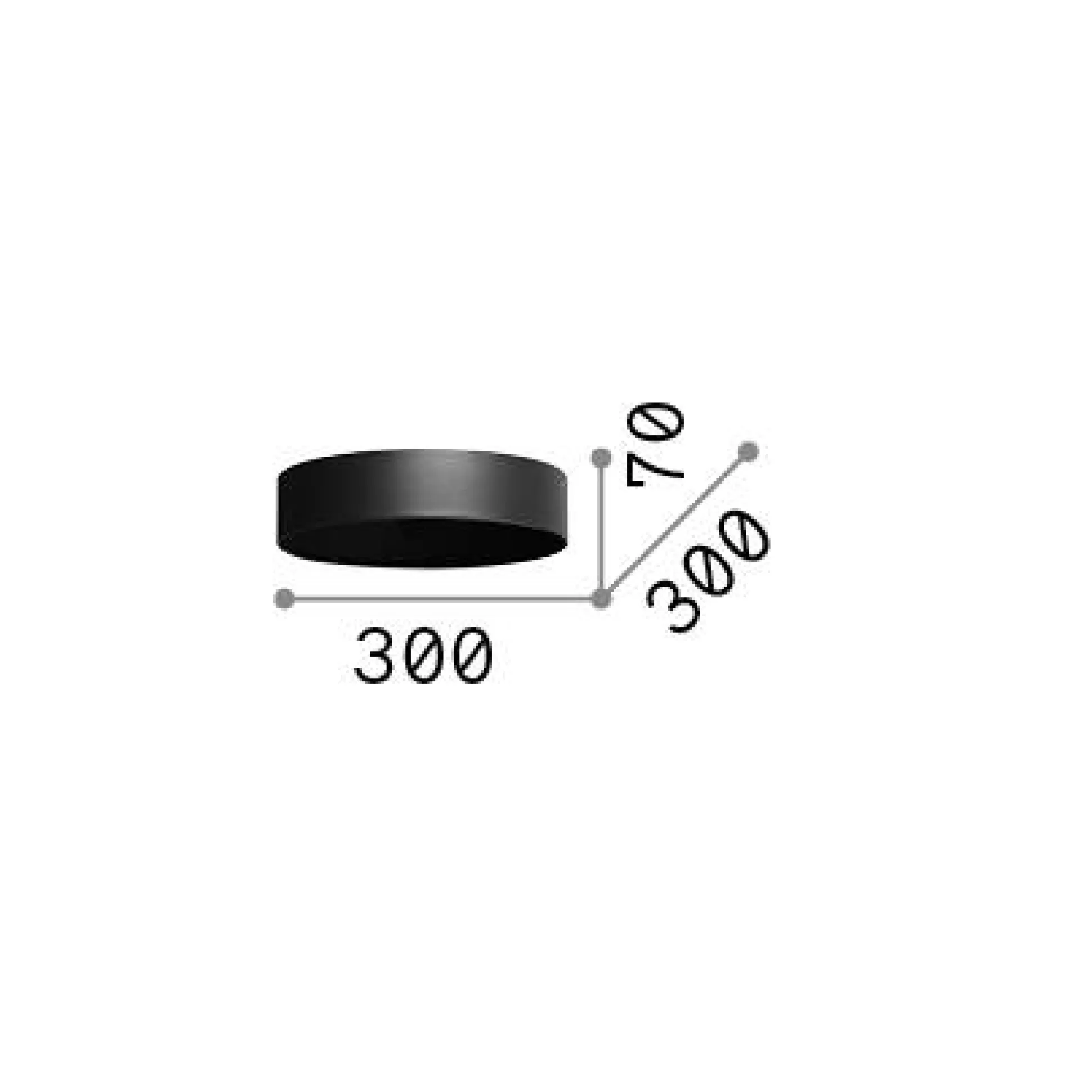 Dmora Lampade A Sospensione<Ideal-Lux - Lampada a sospensione MIX UP SHADE CILINDRO BIG , 30 x 30 x h7 cm,