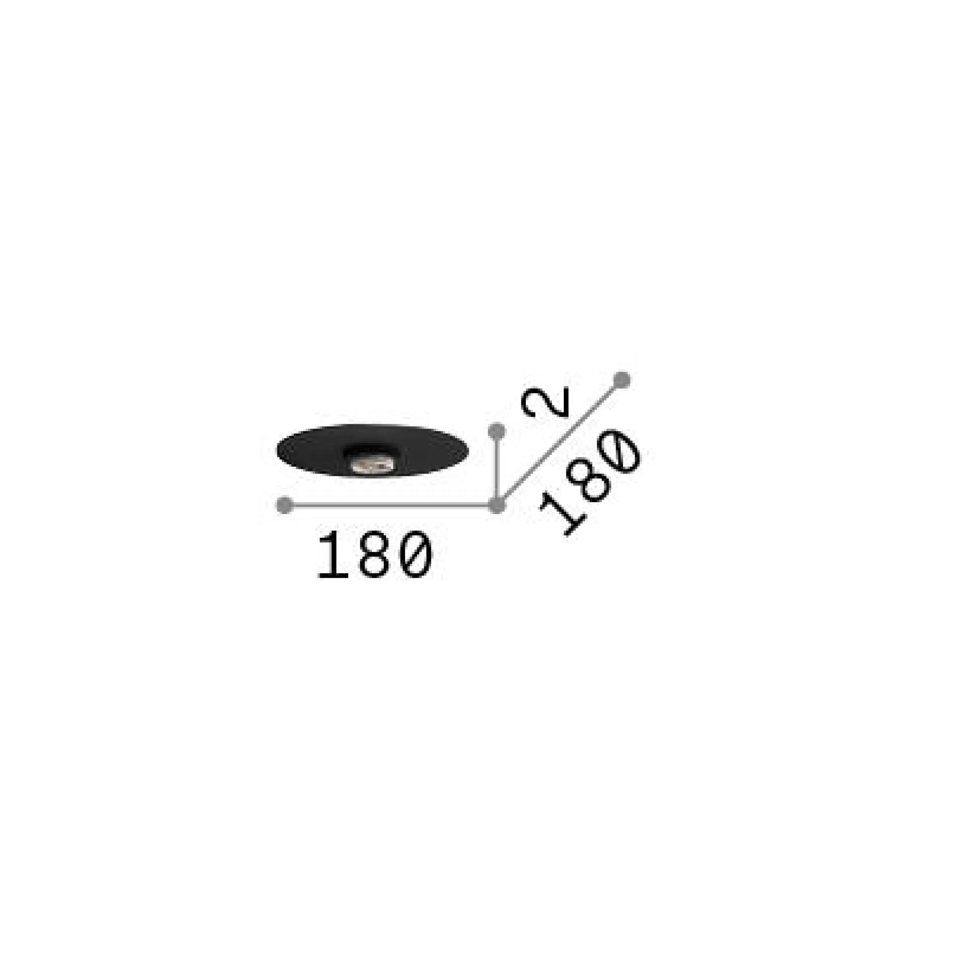 Dmora Lampade A Sospensione<Ideal-Lux - Lampada a sospensione MIX UP SHADE PIATTO , 18 x 18 x h0 cm,