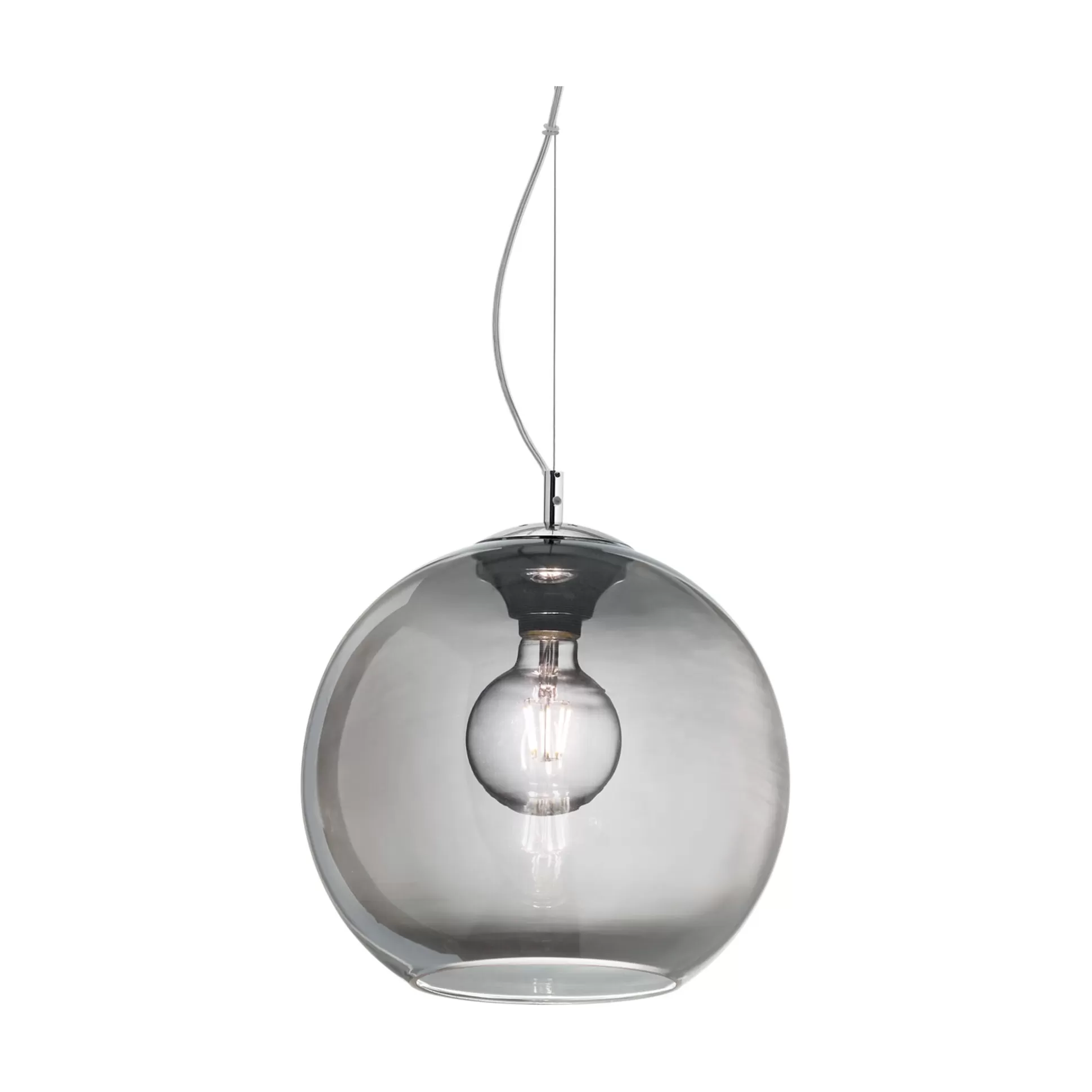 Dmora Lampade A Sospensione<Ideal-Lux - Lampada a sospensione NEMO SP1 D20 FUME', 20 x 20 x h43 cm,