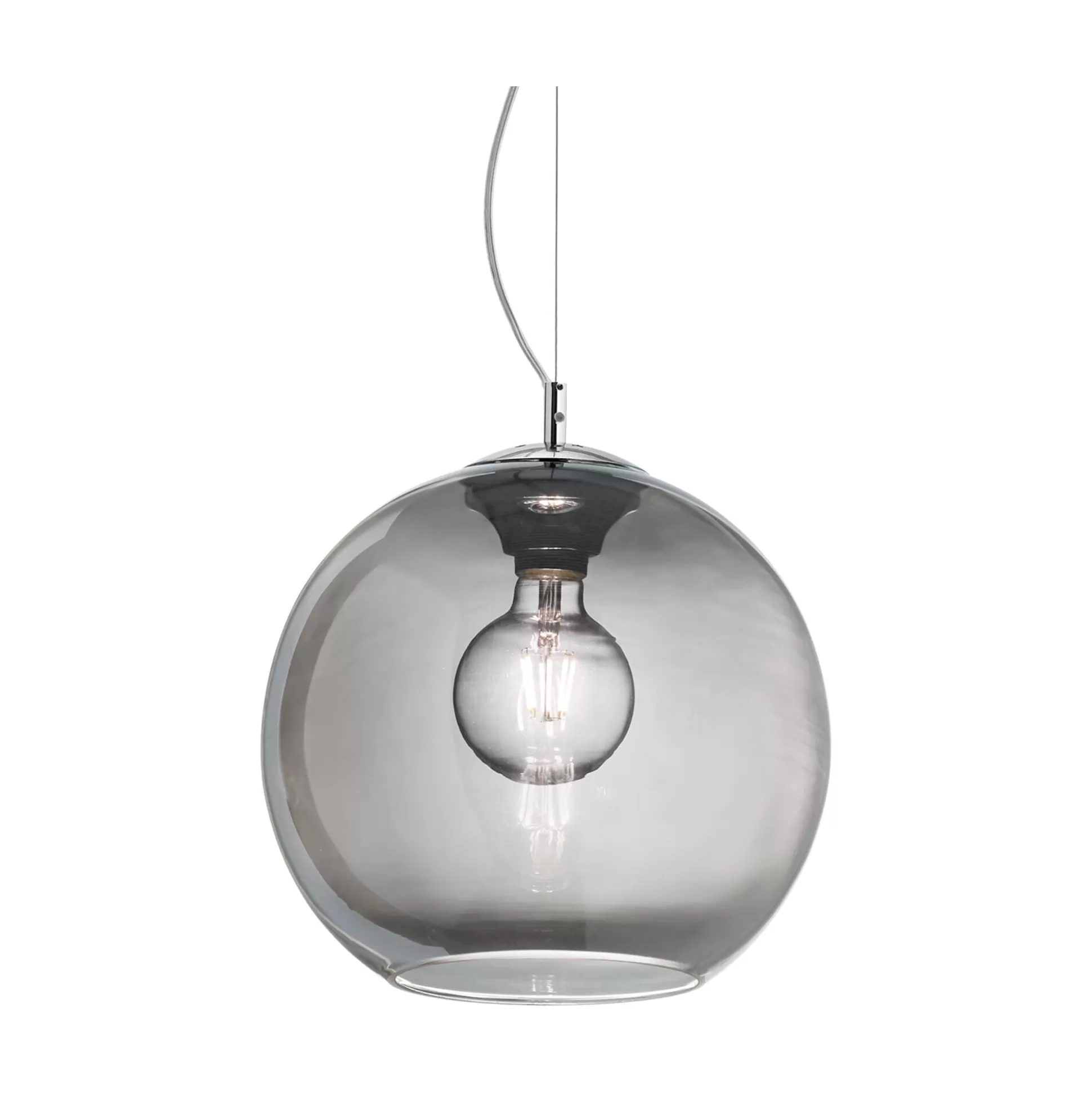 Dmora Lampade A Sospensione<Ideal-Lux - Lampada a sospensione NEMO SP1 D40 FUME', 40 x 40 x h62 cm,