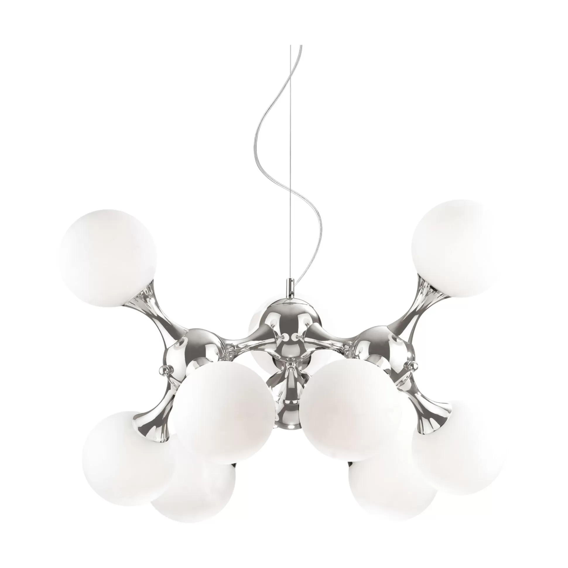 Dmora Lampade A Sospensione<Ideal-Lux - Lampada a sospensione NODI SP9 , 80 x 80 x h65 cm,