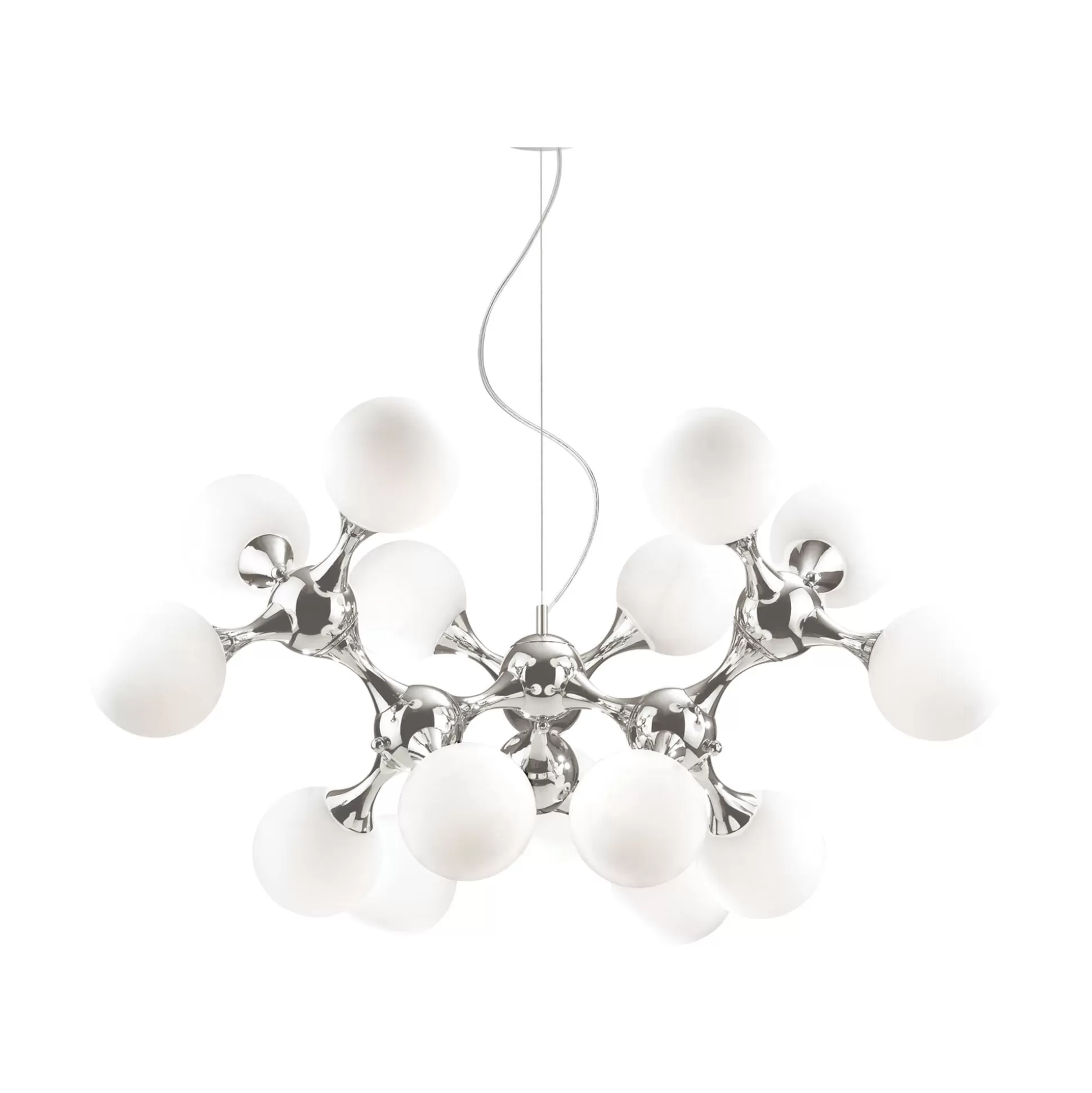 Dmora Lampade A Sospensione<Ideal-Lux - Lampada a sospensione NODI SP15 , 105 x 105 x h83 cm,