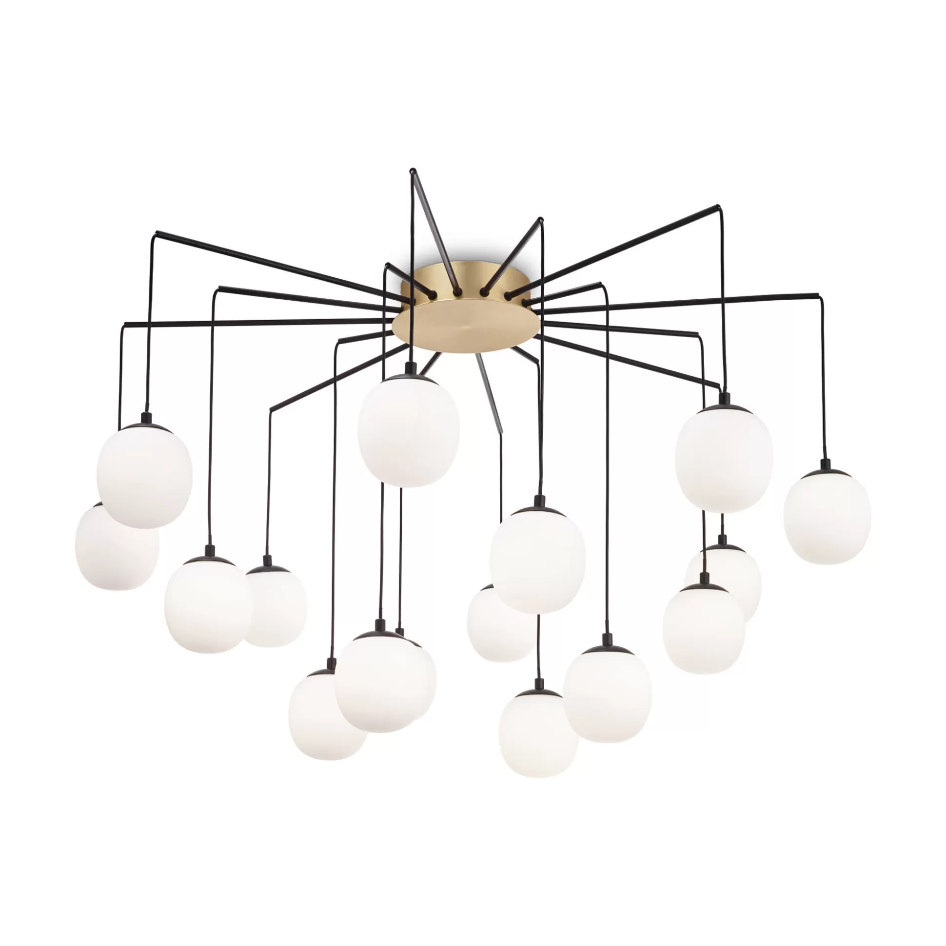 Dmora Lampade A Sospensione<Ideal-Lux - Lampada a sospensione RHAPSODY SP16, 95 x 95 x h79 cm,