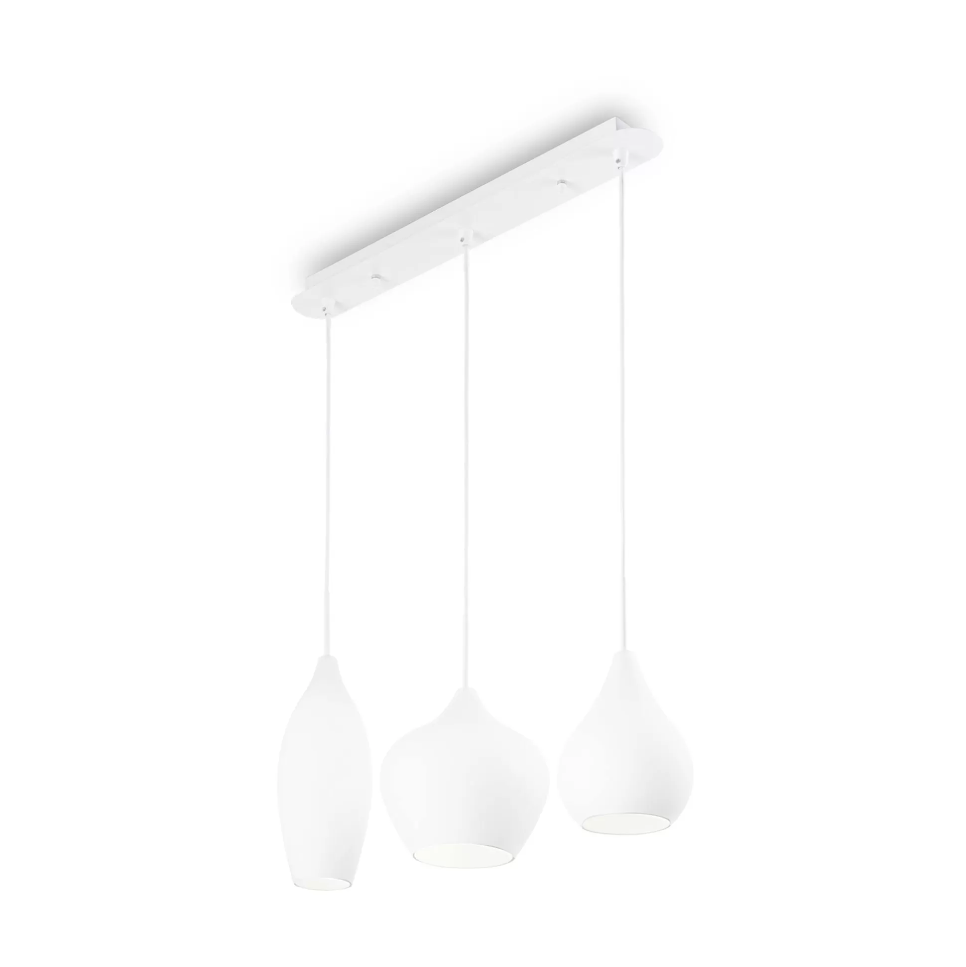 Dmora Lampade A Sospensione<Ideal-Lux - Lampada a sospensione SOFT SP3 , 60 x 20 x h56 cm,