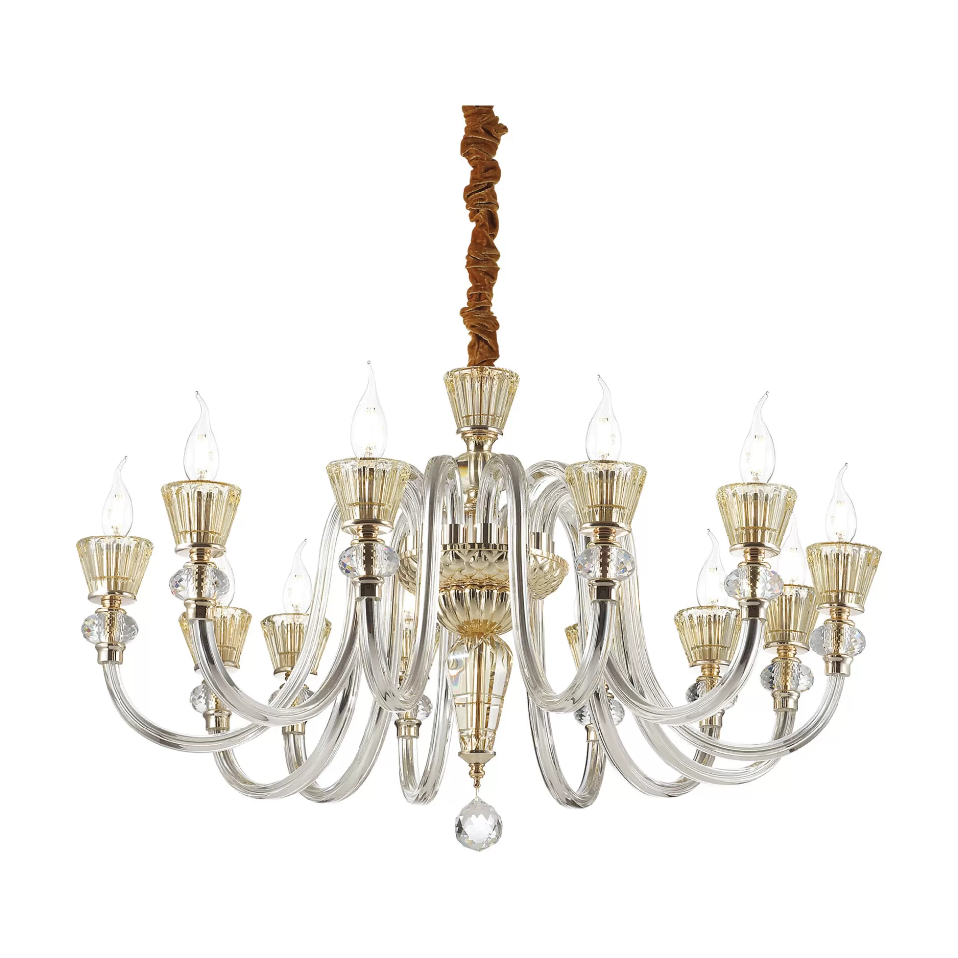 Dmora Lampade A Sospensione<Ideal-Lux - Lampada a sospensione STRAUSS SP12, 85 x 85 x h77 cm,